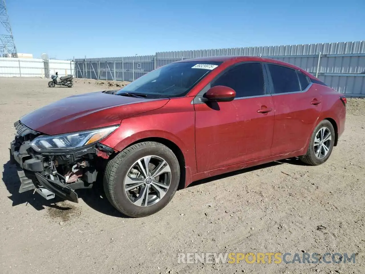 1 Photograph of a damaged car 3N1AB8CV5PY268193 NISSAN SENTRA 2023