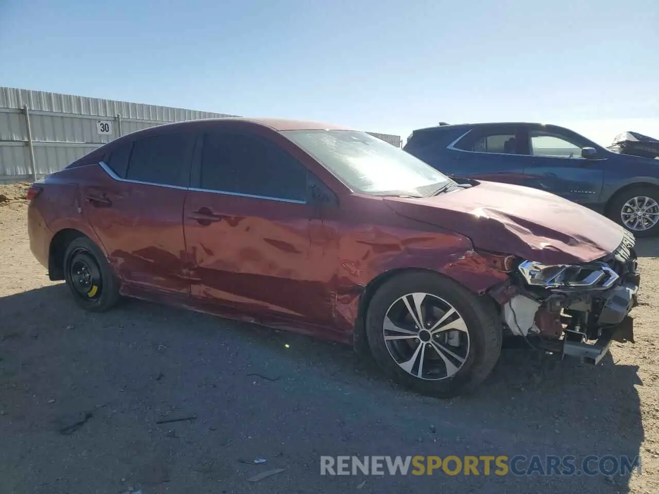 4 Photograph of a damaged car 3N1AB8CV5PY268193 NISSAN SENTRA 2023