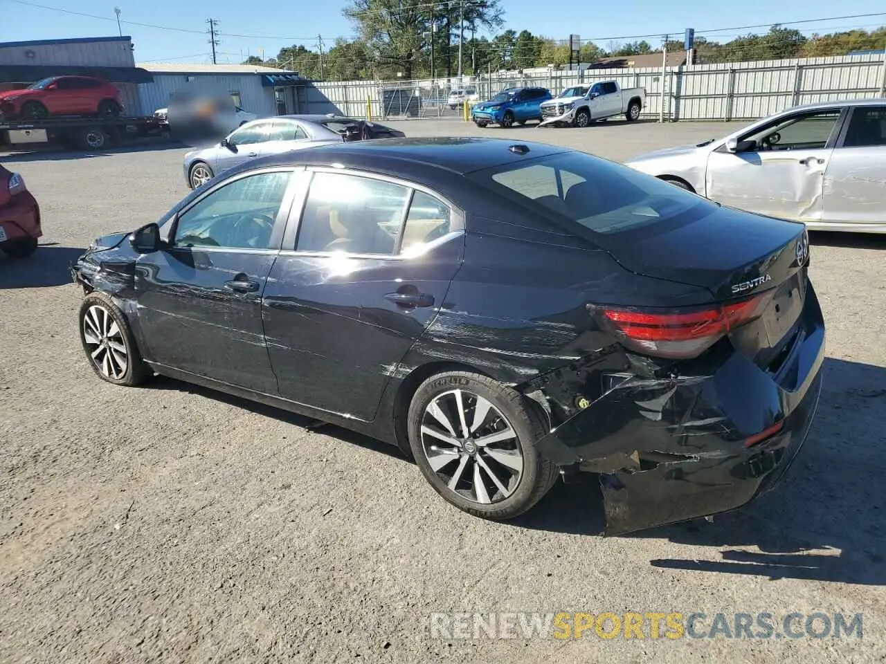 2 Photograph of a damaged car 3N1AB8CV5PY282806 NISSAN SENTRA 2023