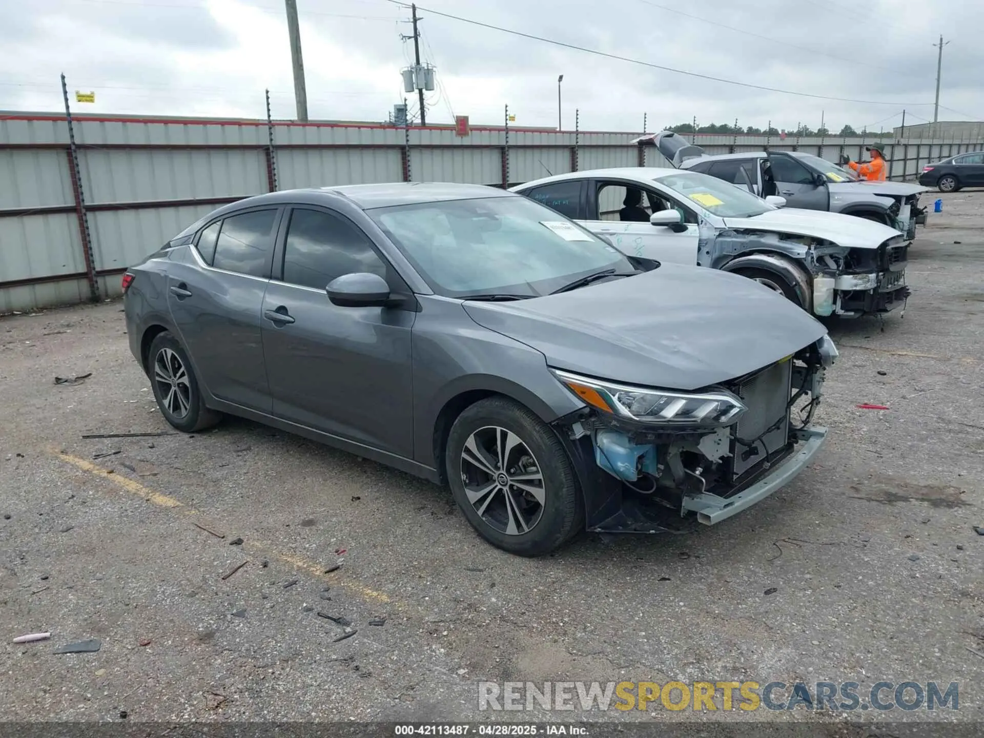 1 Photograph of a damaged car 3N1AB8CV5PY298956 NISSAN SENTRA 2023