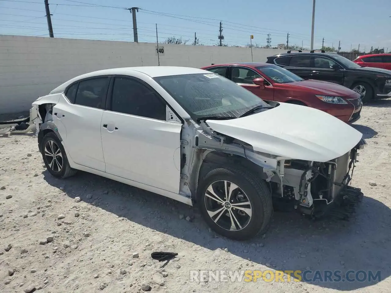 4 Photograph of a damaged car 3N1AB8CV5PY321510 NISSAN SENTRA 2023