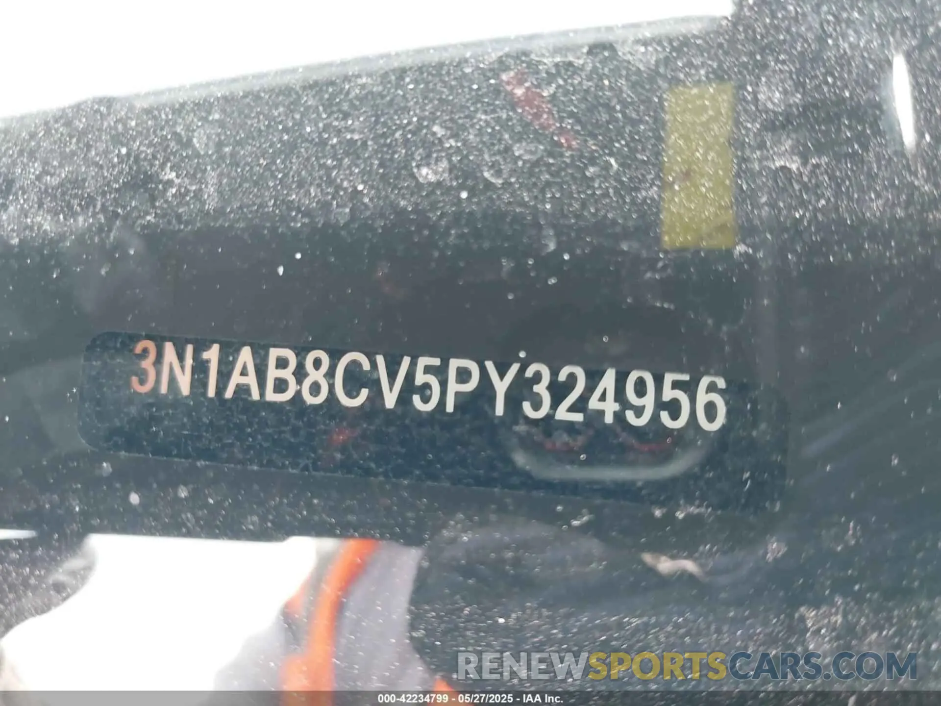 9 Photograph of a damaged car 3N1AB8CV5PY324956 NISSAN SENTRA 2023