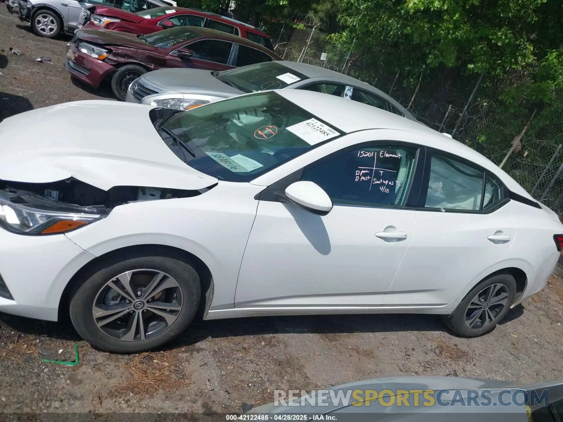14 Photograph of a damaged car 3N1AB8CV6PY222470 NISSAN SENTRA 2023