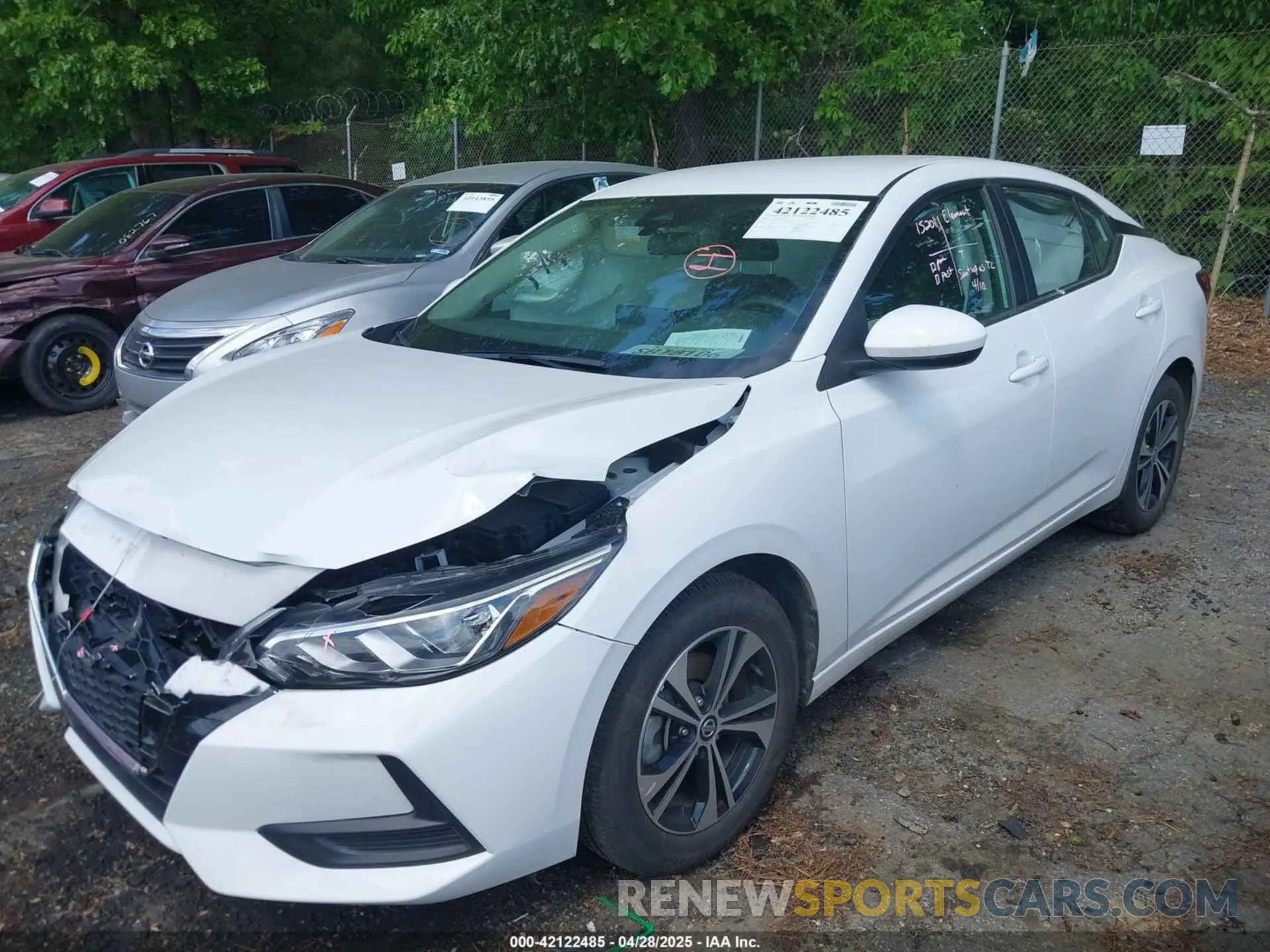 2 Photograph of a damaged car 3N1AB8CV6PY222470 NISSAN SENTRA 2023