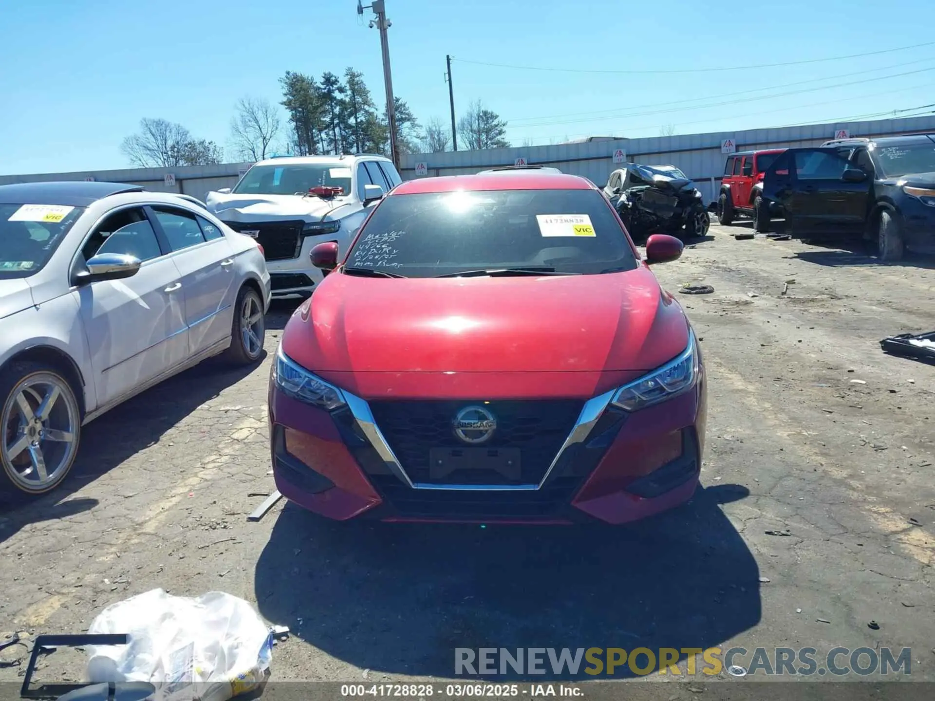 12 Photograph of a damaged car 3N1AB8CV6PY249328 NISSAN SENTRA 2023