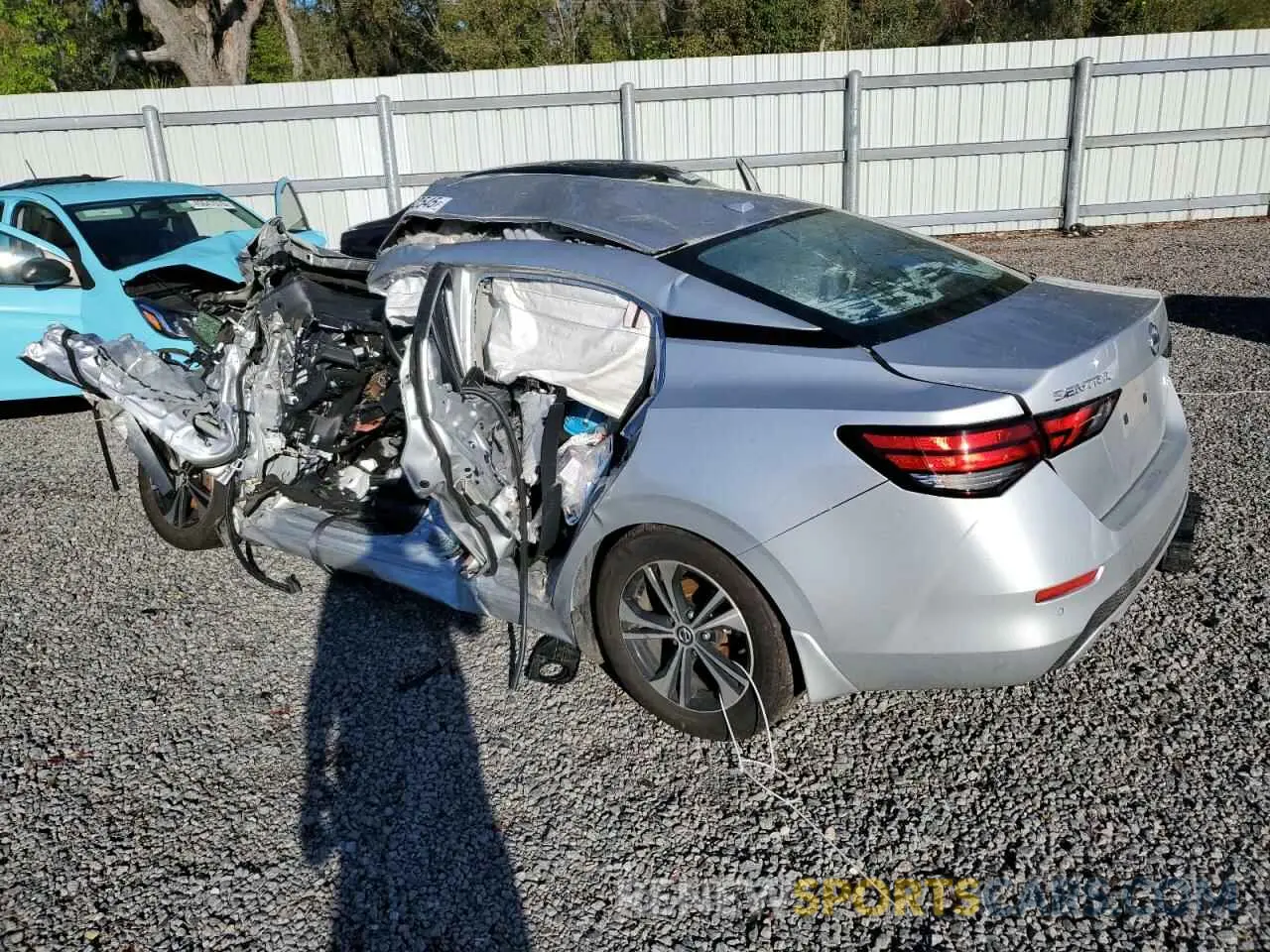2 Photograph of a damaged car 3N1AB8CV6PY252651 NISSAN SENTRA 2023
