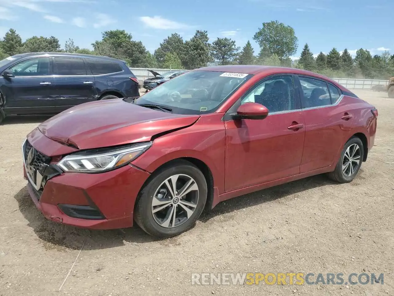 1 Photograph of a damaged car 3N1AB8CV6PY260233 NISSAN SENTRA 2023