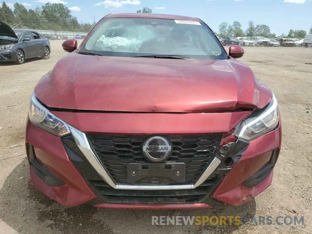5 Photograph of a damaged car 3N1AB8CV6PY260233 NISSAN SENTRA 2023