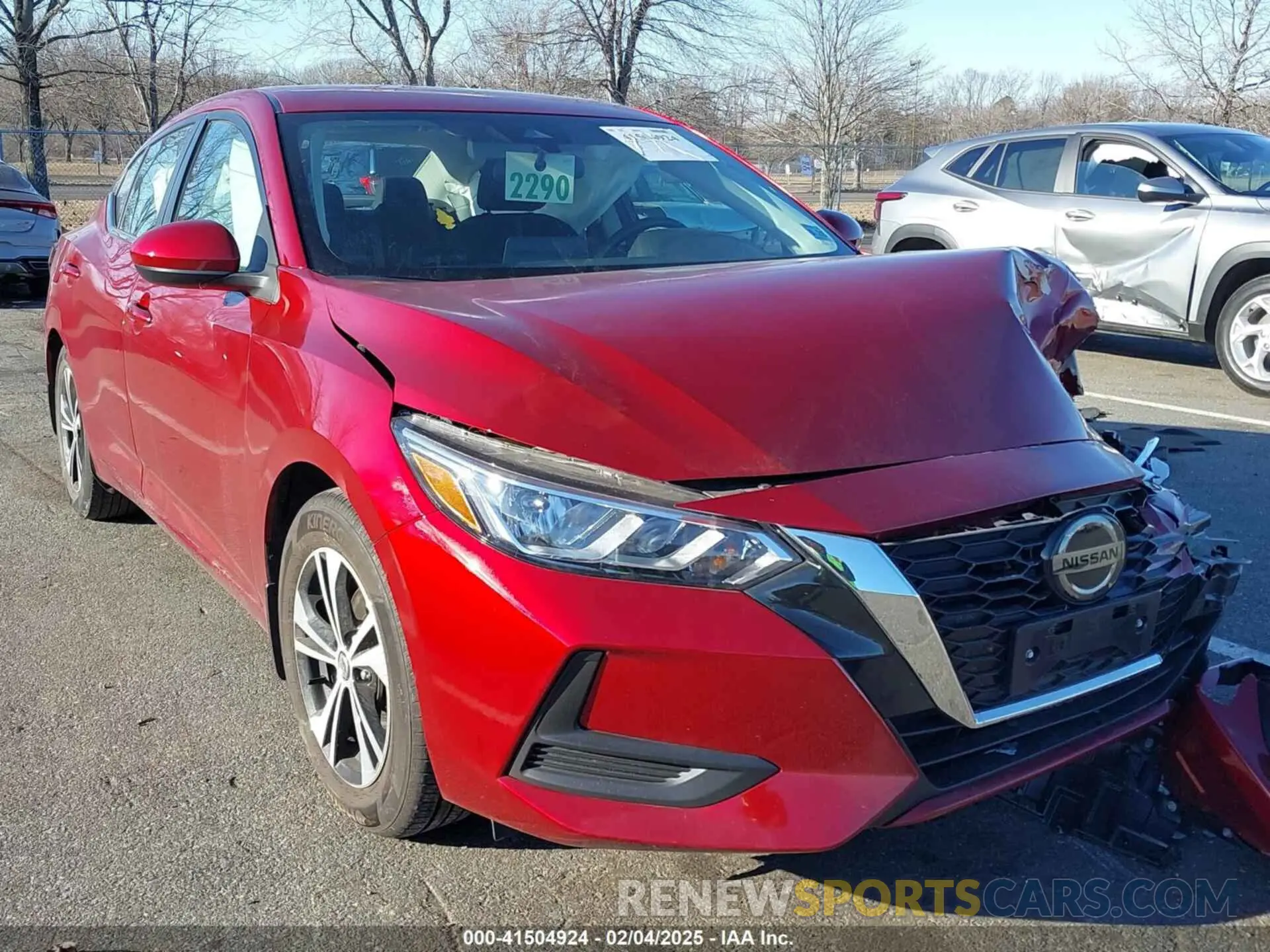 1 Photograph of a damaged car 3N1AB8CV6PY267599 NISSAN SENTRA 2023