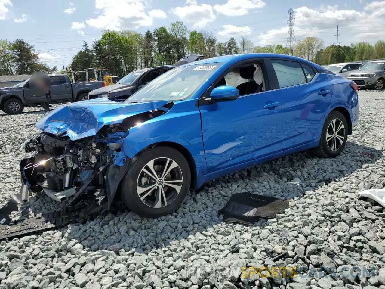 1 Photograph of a damaged car 3N1AB8CV6PY289473 NISSAN SENTRA 2023