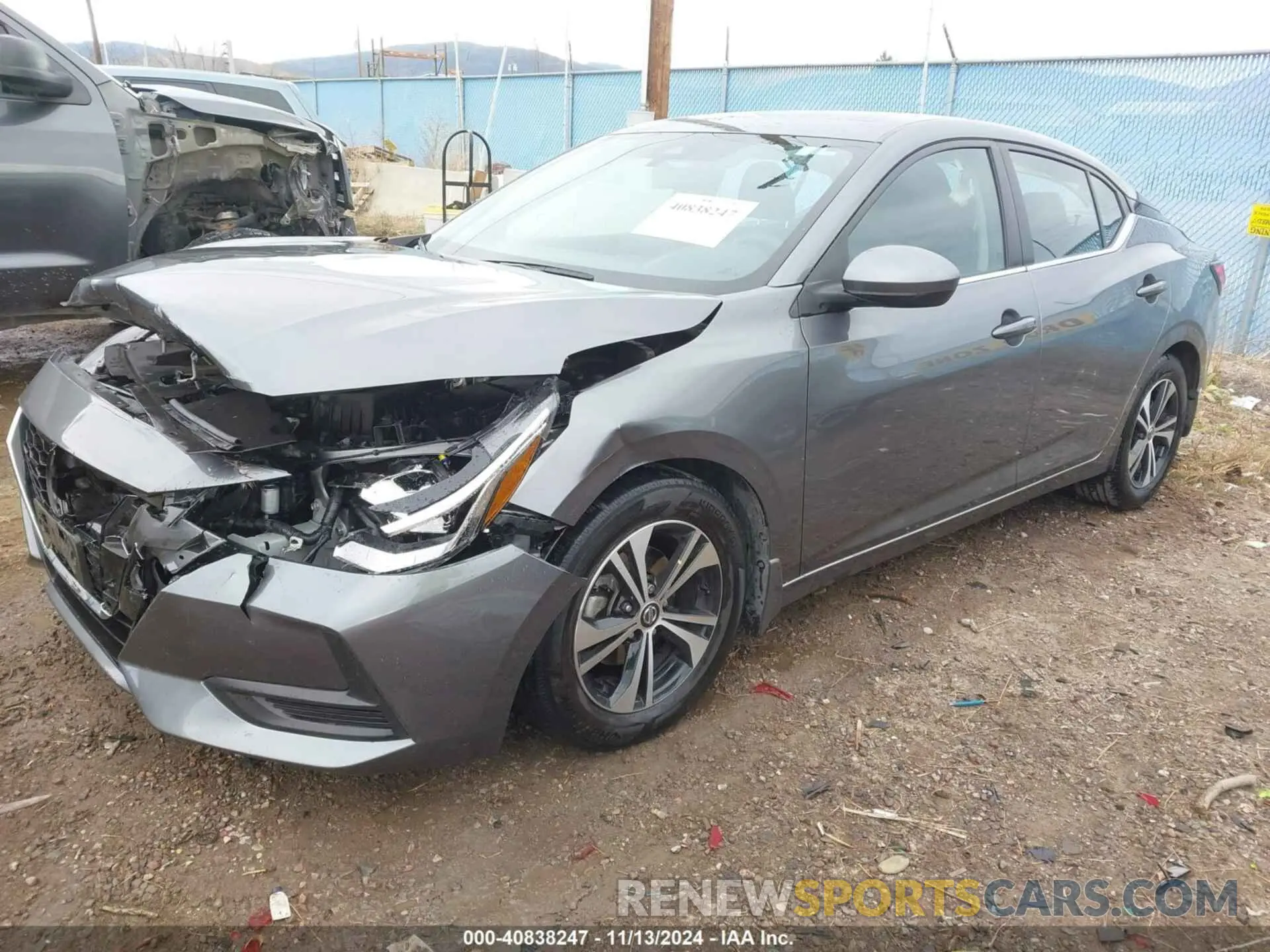 2 Photograph of a damaged car 3N1AB8CV6PY289599 NISSAN SENTRA 2023