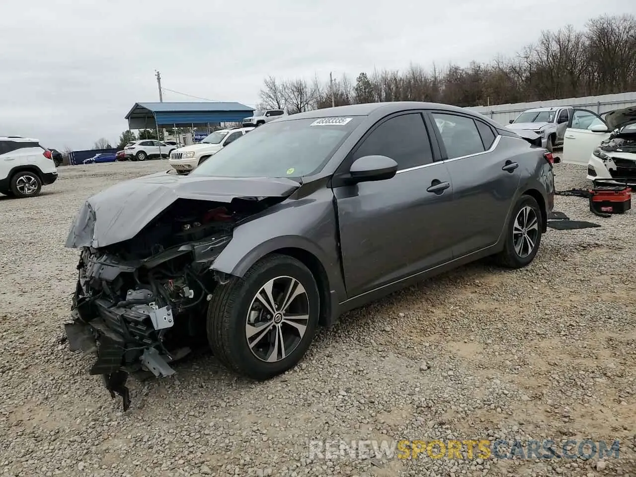 1 Photograph of a damaged car 3N1AB8CV6PY291966 NISSAN SENTRA 2023
