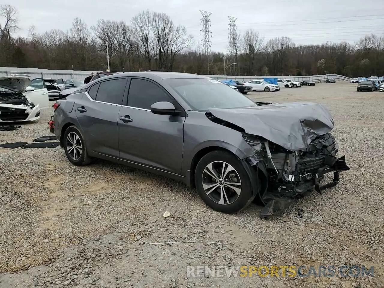 4 Photograph of a damaged car 3N1AB8CV6PY291966 NISSAN SENTRA 2023