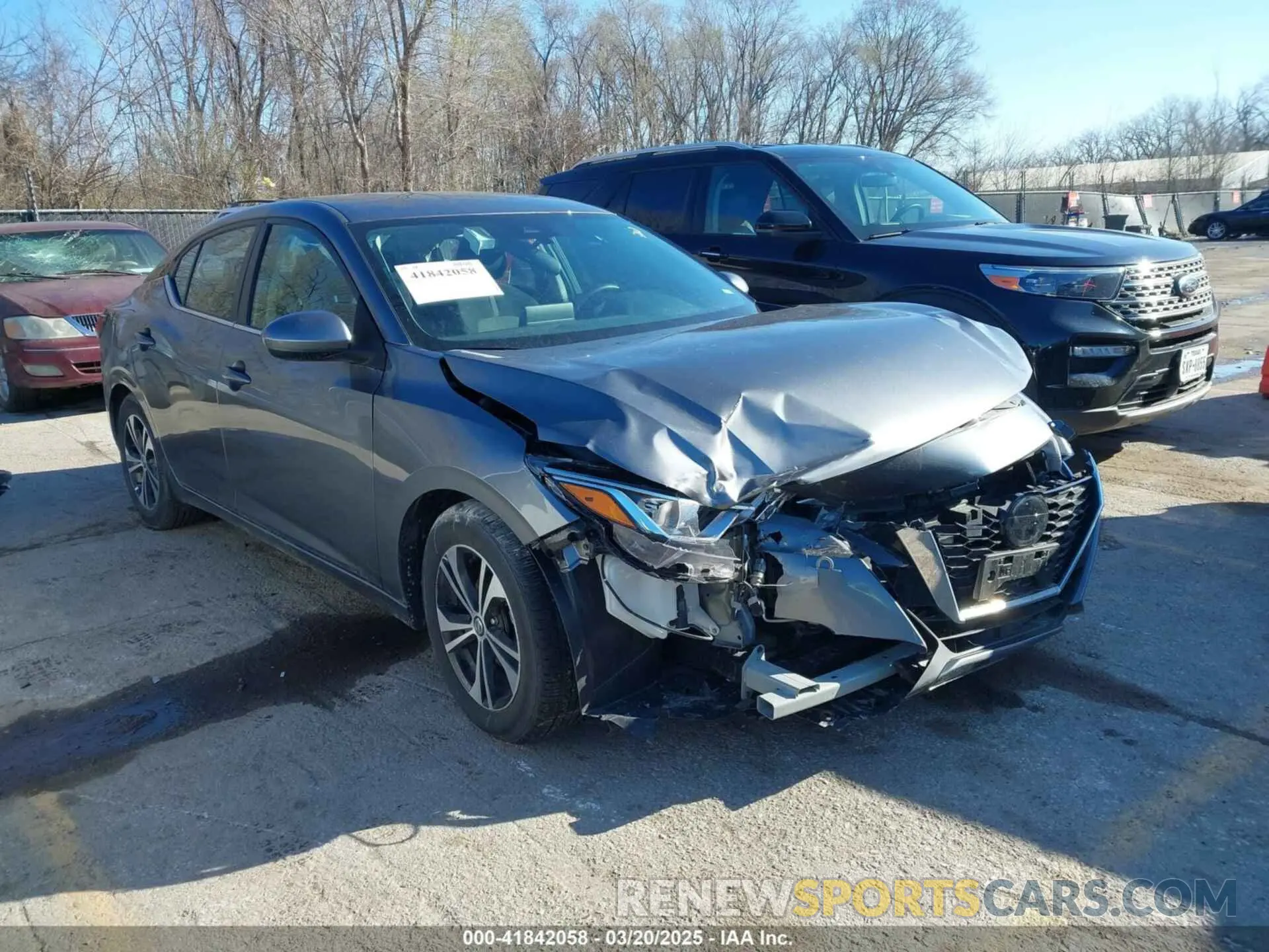 1 Photograph of a damaged car 3N1AB8CV6PY313870 NISSAN SENTRA 2023