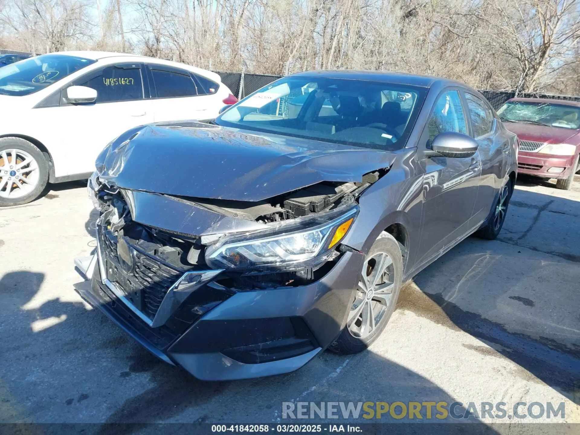 2 Photograph of a damaged car 3N1AB8CV6PY313870 NISSAN SENTRA 2023