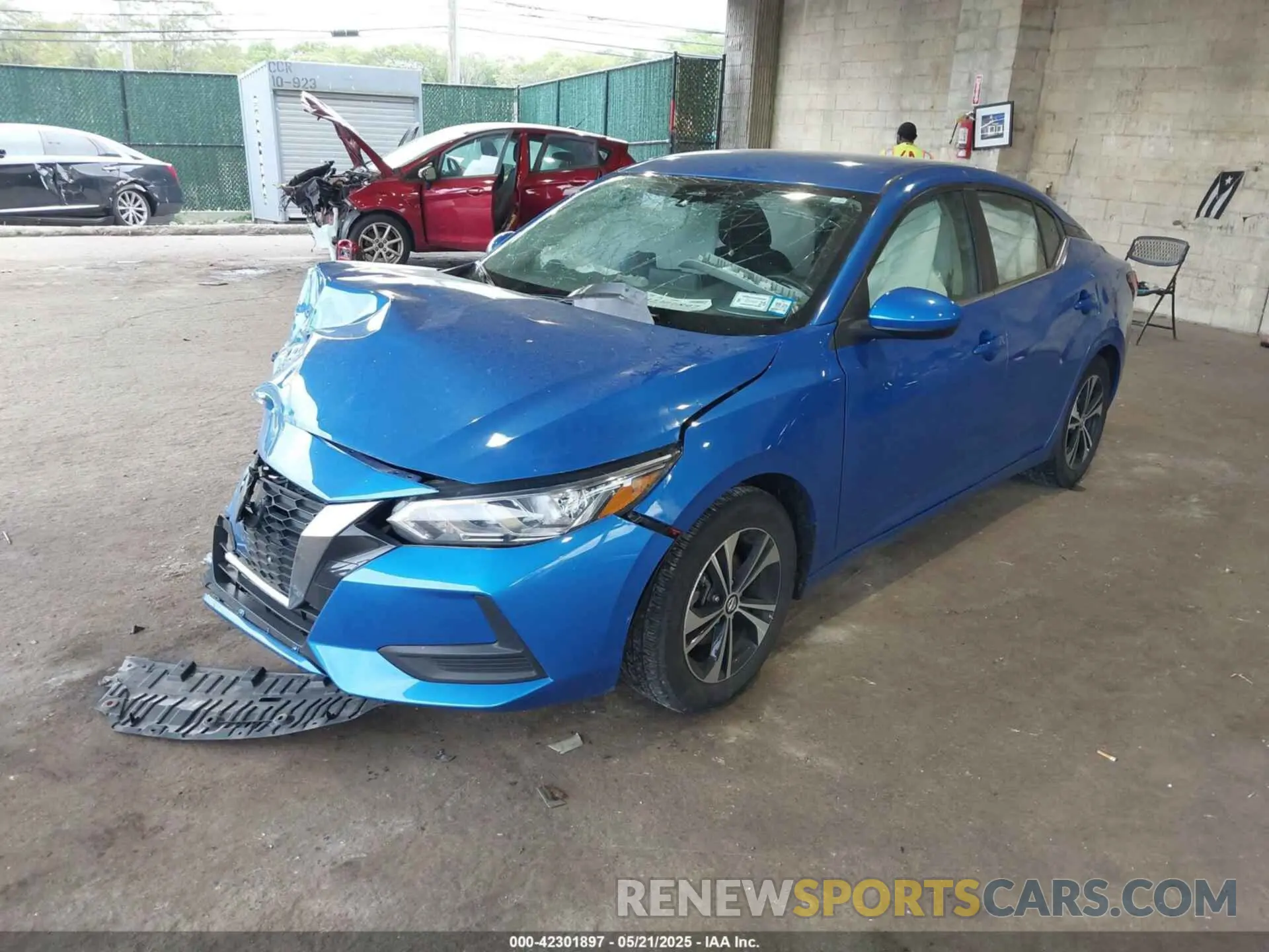 2 Photograph of a damaged car 3N1AB8CV6PY323539 NISSAN SENTRA 2023