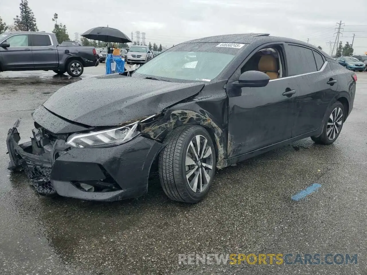 1 Photograph of a damaged car 3N1AB8CV7PY221960 NISSAN SENTRA 2023