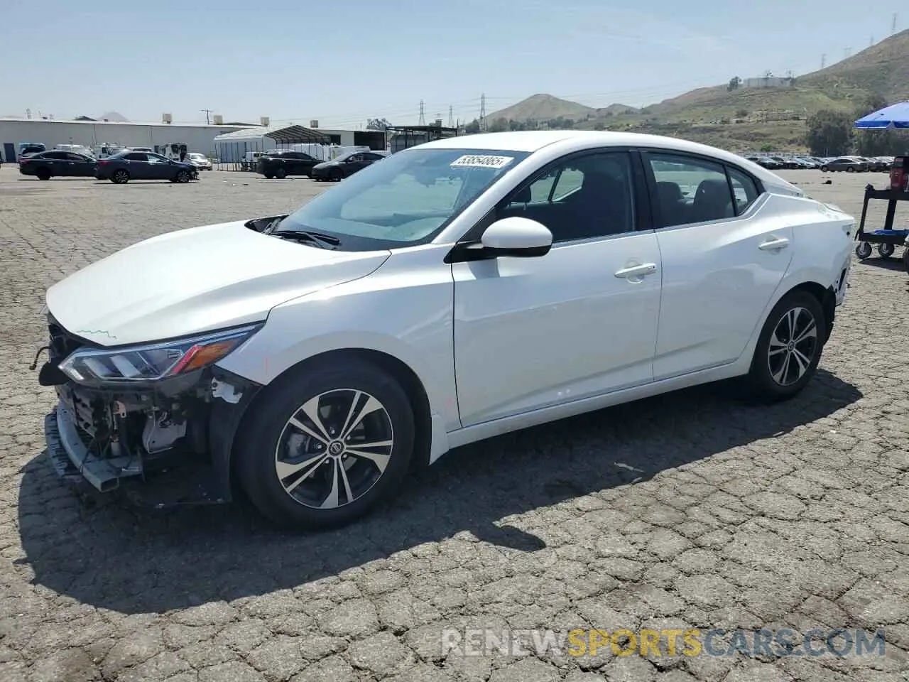 1 Photograph of a damaged car 3N1AB8CV7PY223191 NISSAN SENTRA 2023