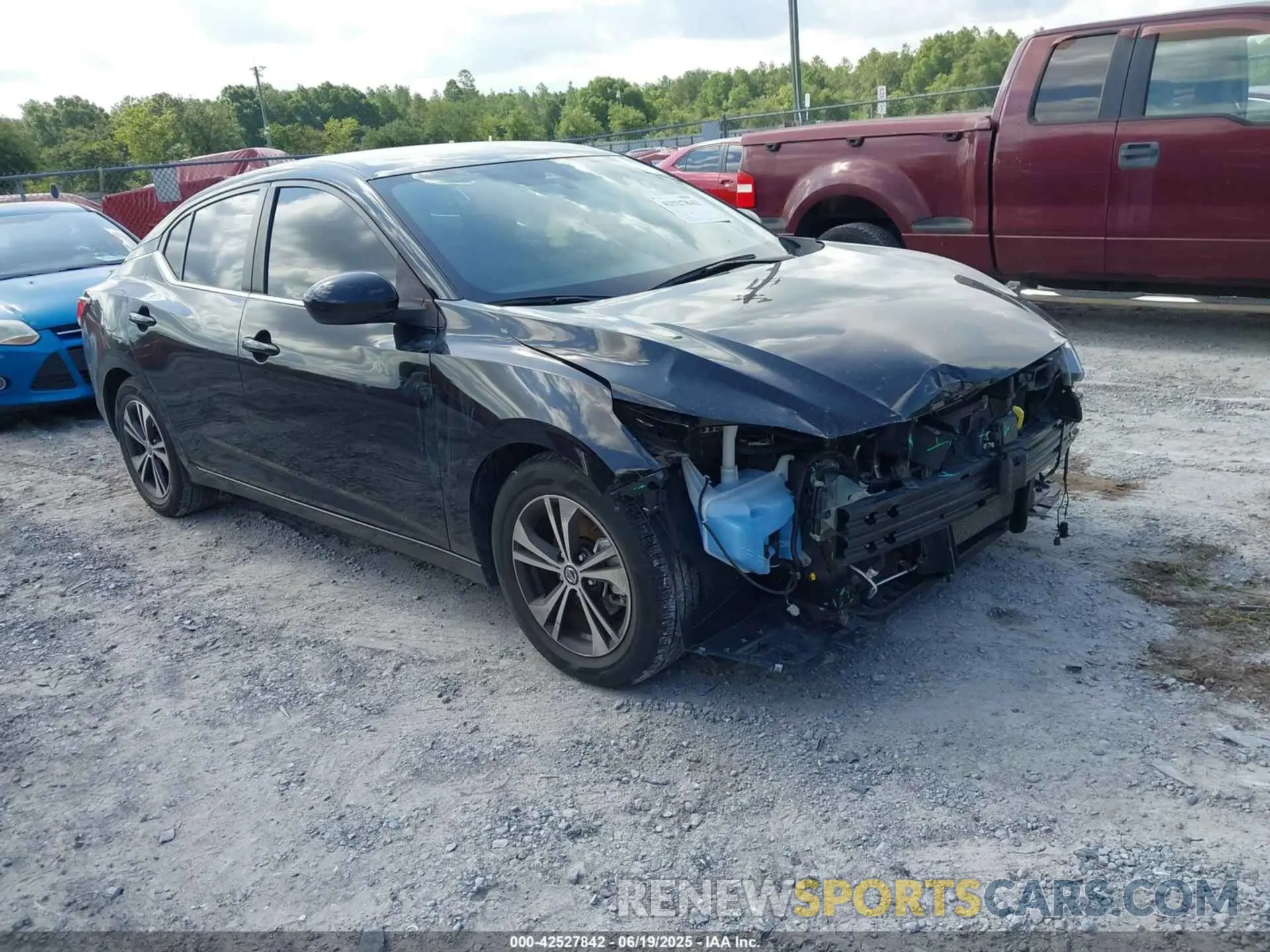 1 Photograph of a damaged car 3N1AB8CV7PY226110 NISSAN SENTRA 2023