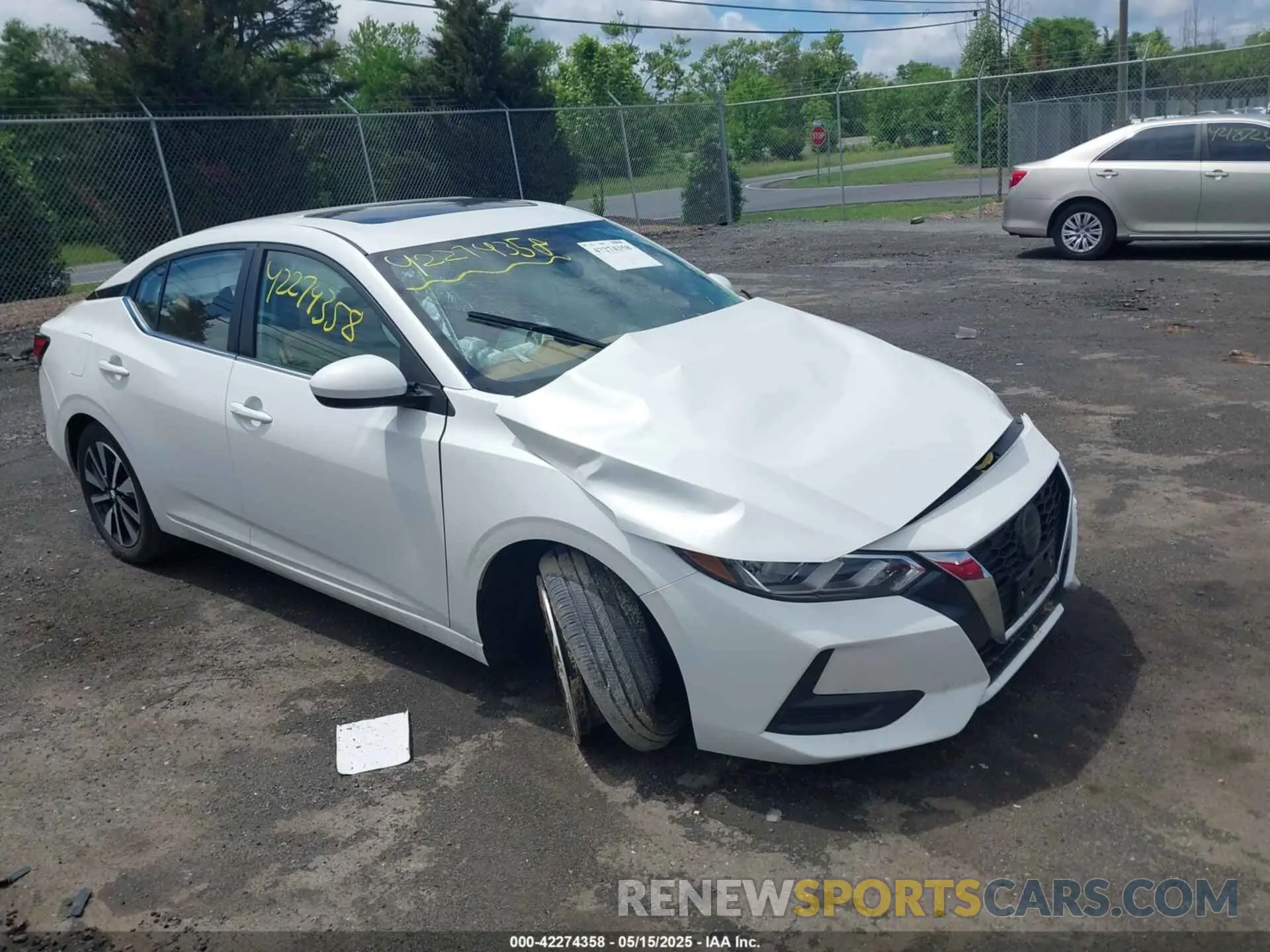 1 Photograph of a damaged car 3N1AB8CV7PY233462 NISSAN SENTRA 2023