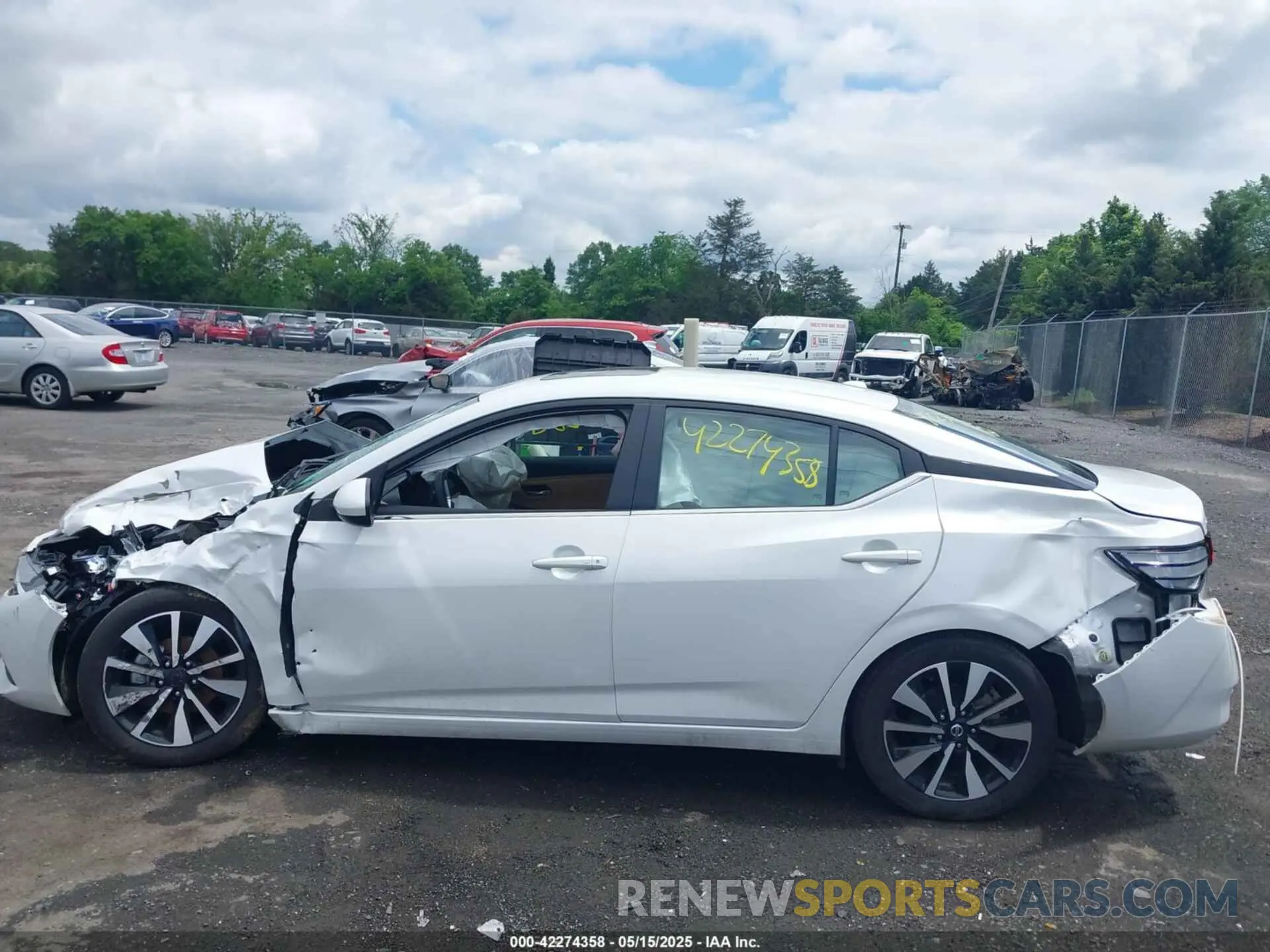 14 Photograph of a damaged car 3N1AB8CV7PY233462 NISSAN SENTRA 2023