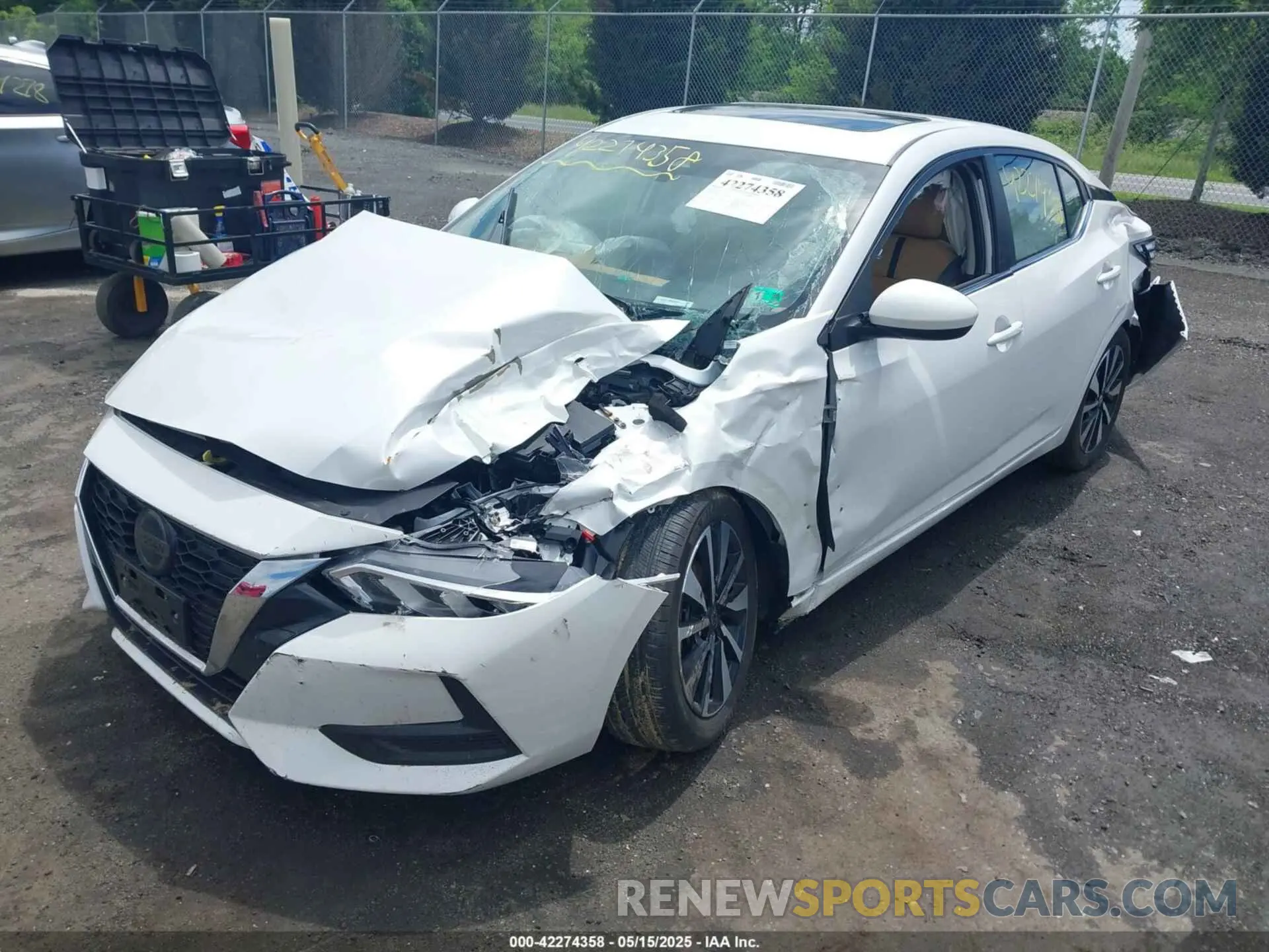 2 Photograph of a damaged car 3N1AB8CV7PY233462 NISSAN SENTRA 2023