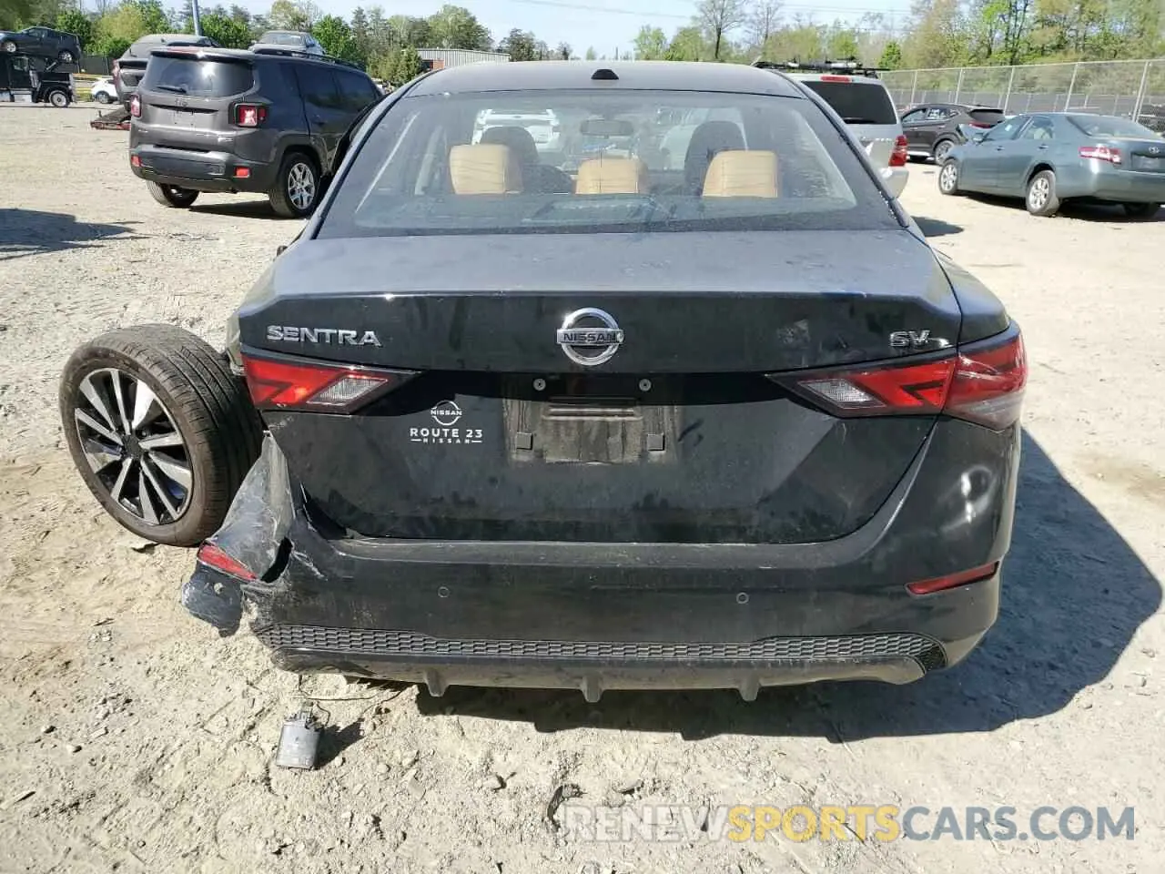 6 Photograph of a damaged car 3N1AB8CV7PY239357 NISSAN SENTRA 2023