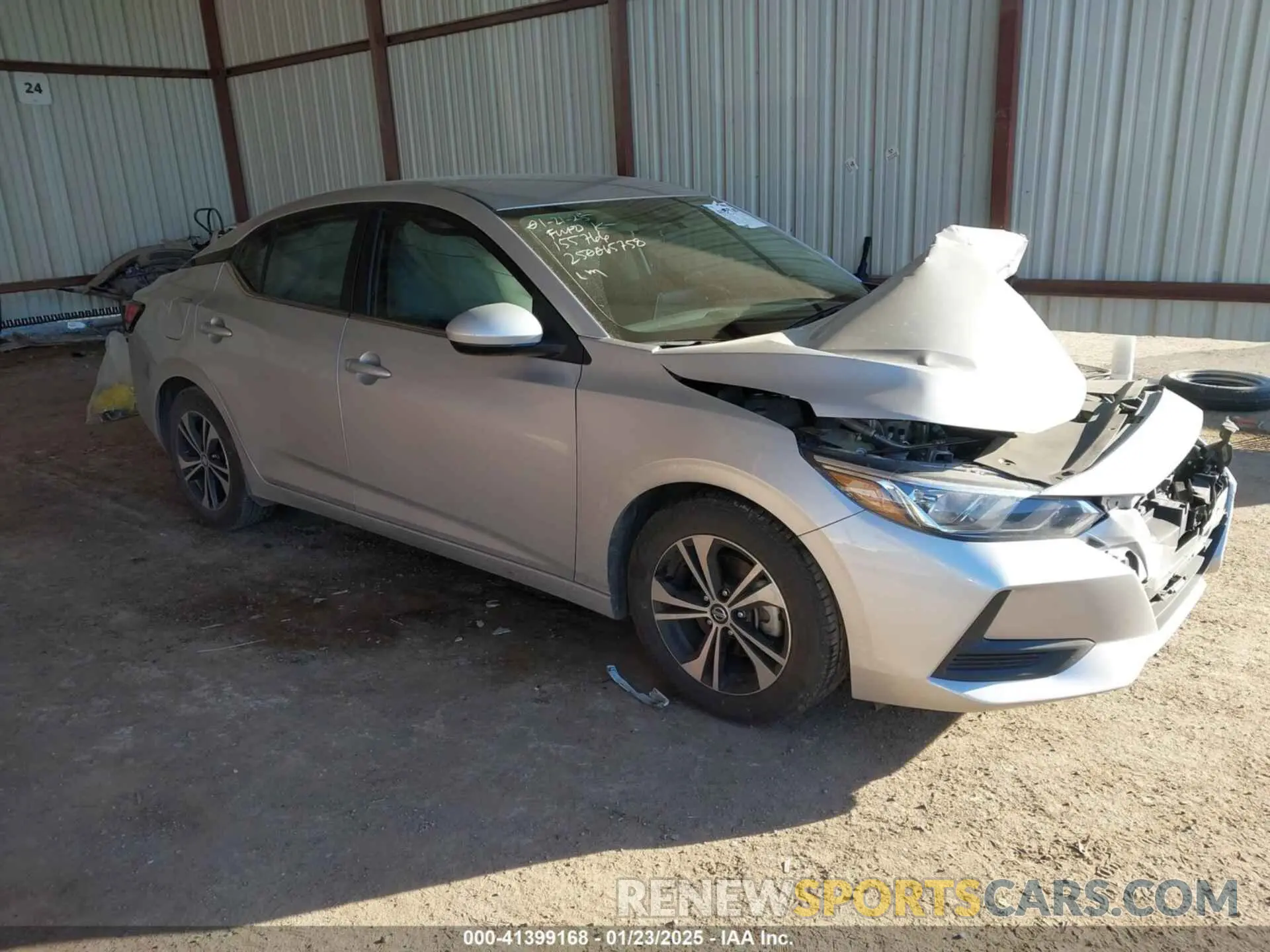 1 Photograph of a damaged car 3N1AB8CV7PY253369 NISSAN SENTRA 2023