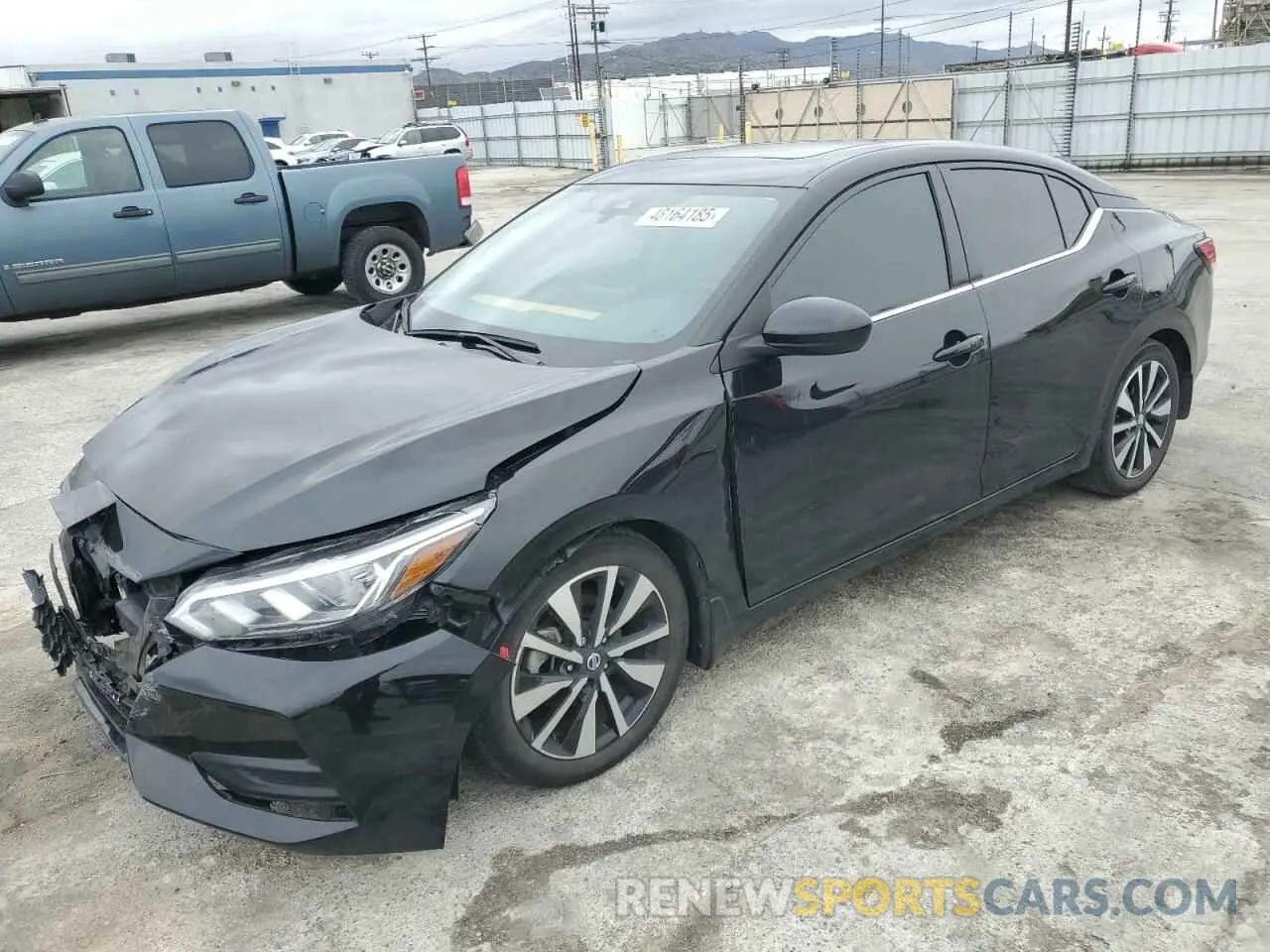 1 Photograph of a damaged car 3N1AB8CV7PY255736 NISSAN SENTRA 2023