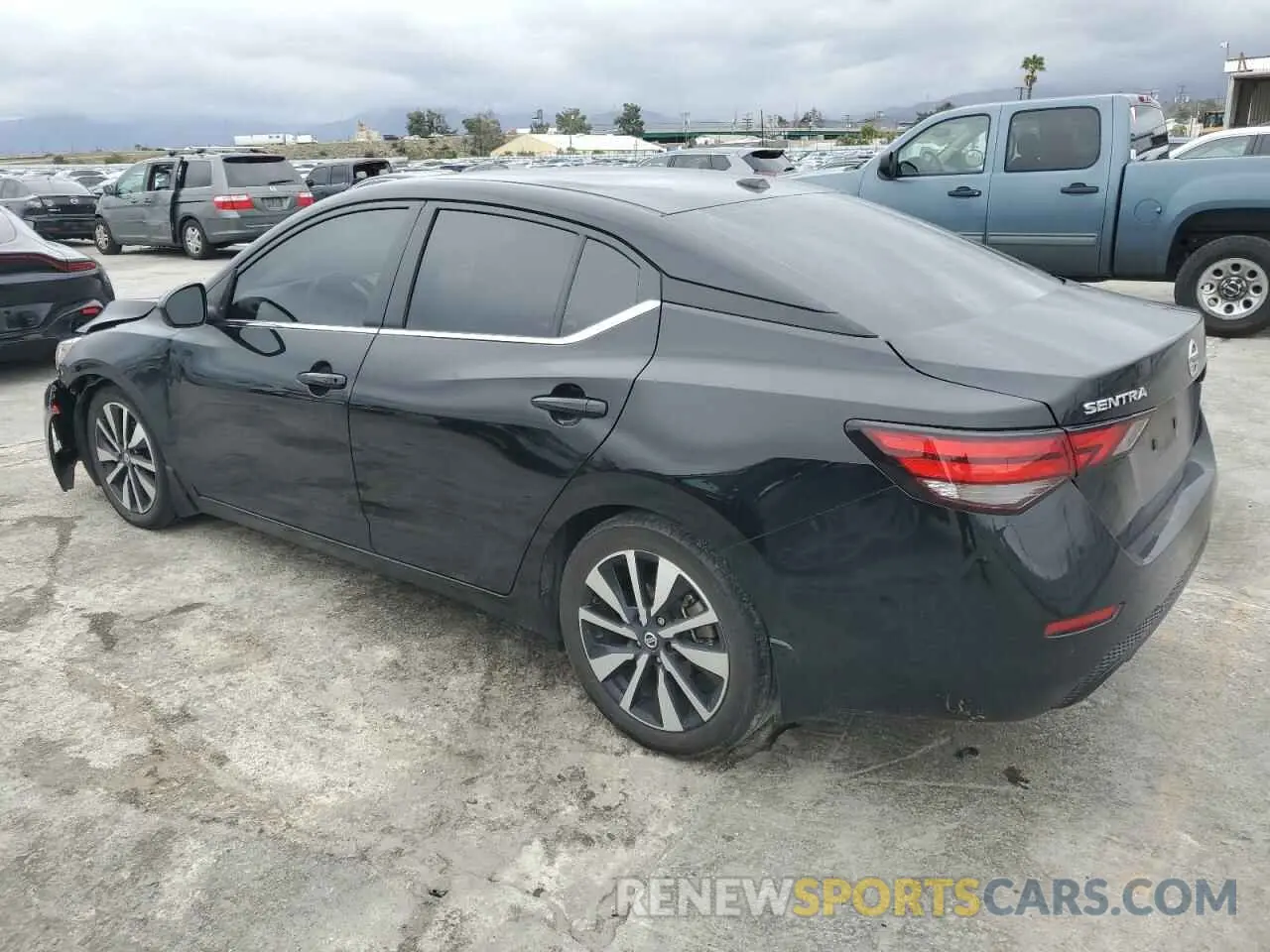 2 Photograph of a damaged car 3N1AB8CV7PY255736 NISSAN SENTRA 2023