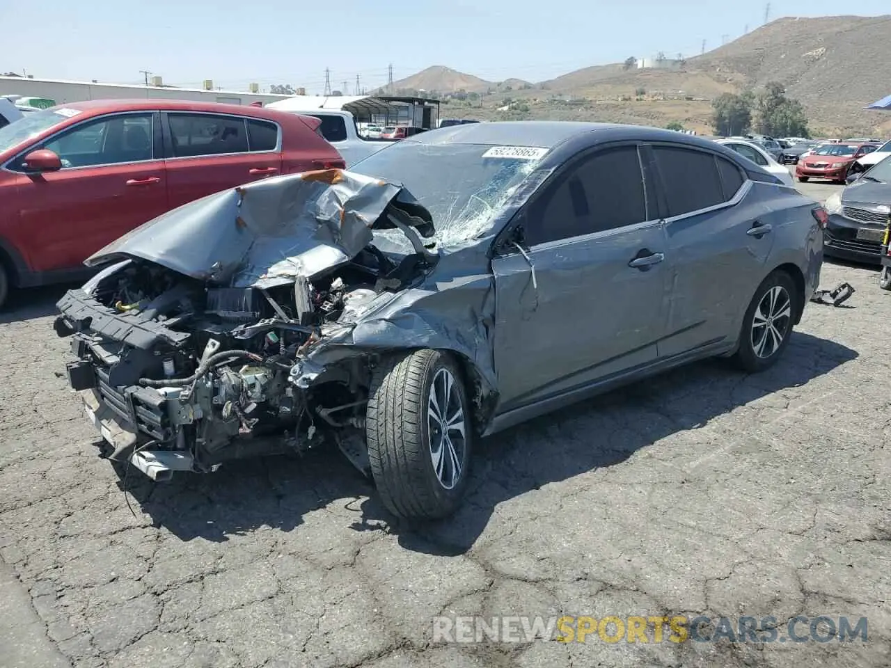 1 Photograph of a damaged car 3N1AB8CV7PY269992 NISSAN SENTRA 2023