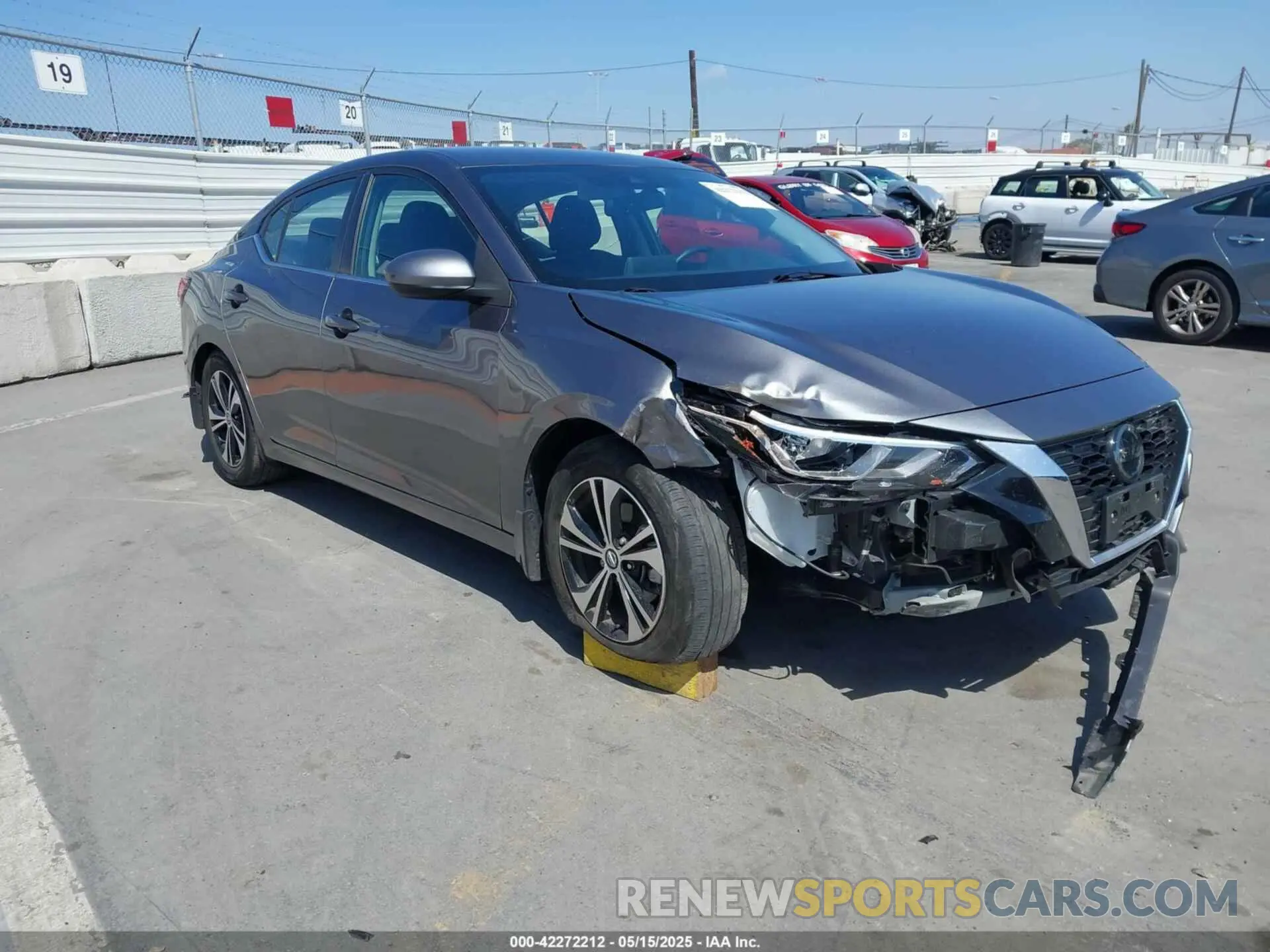 1 Photograph of a damaged car 3N1AB8CV7PY274710 NISSAN SENTRA 2023
