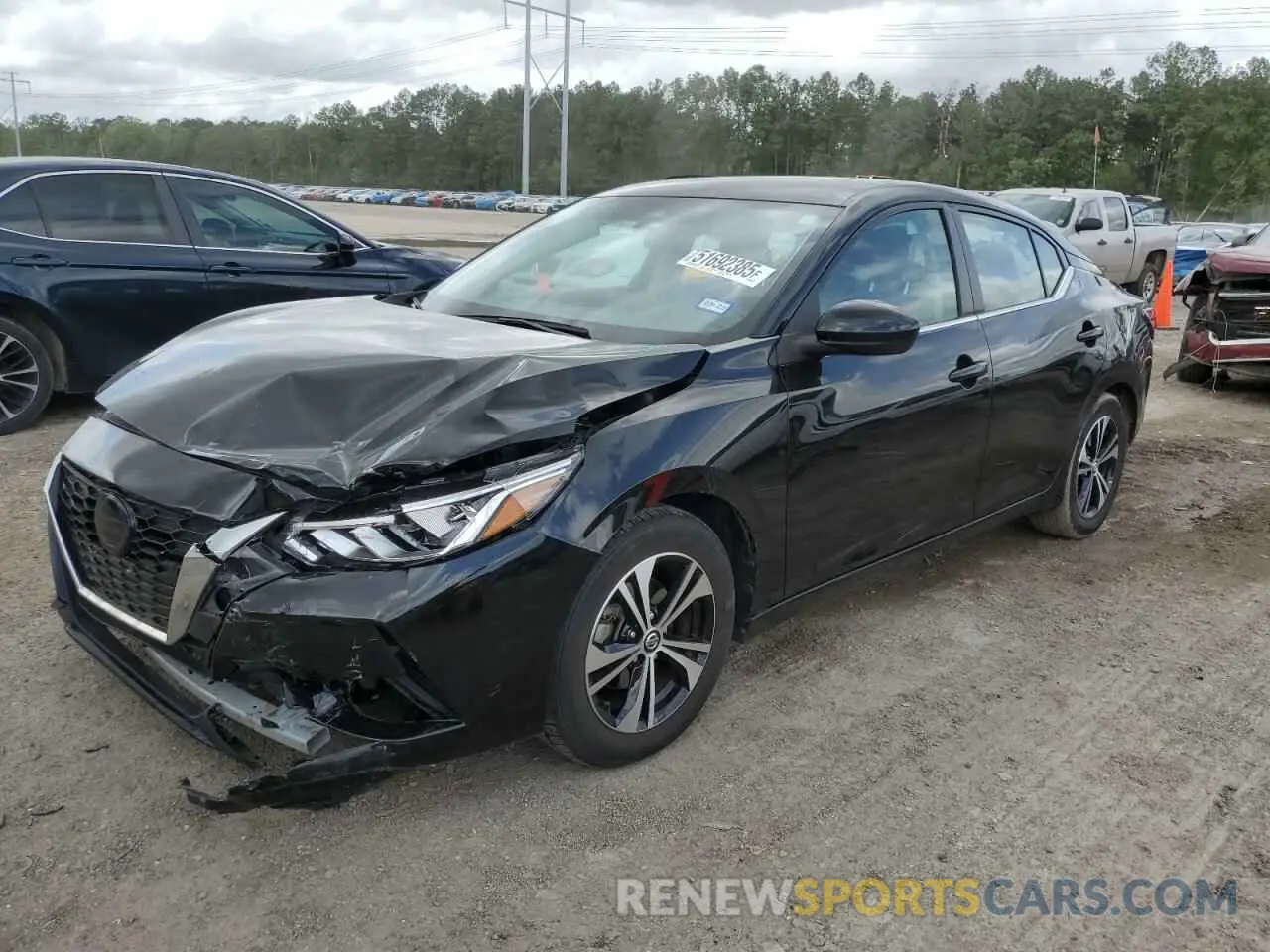 1 Photograph of a damaged car 3N1AB8CV7PY277106 NISSAN SENTRA 2023