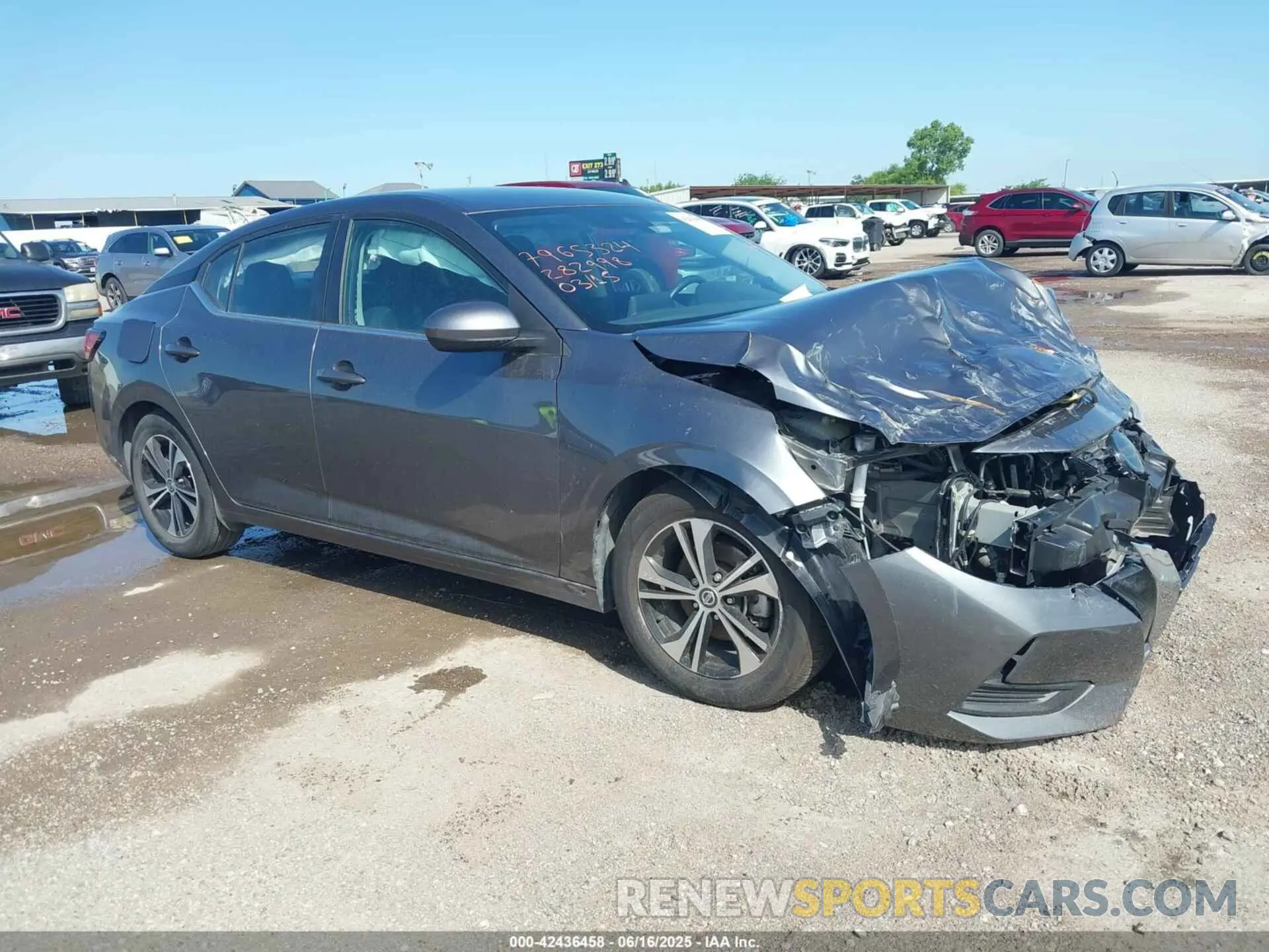 1 Photograph of a damaged car 3N1AB8CV7PY282998 NISSAN SENTRA 2023