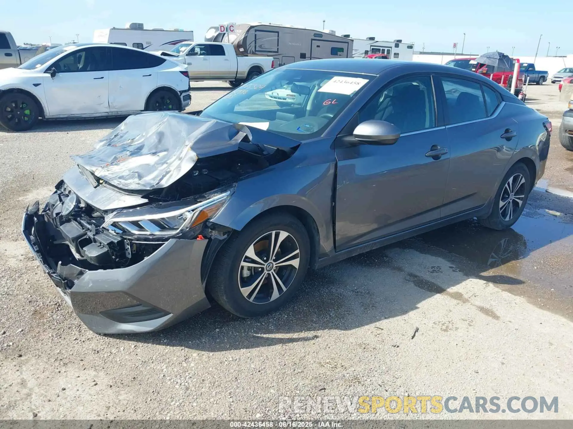 2 Photograph of a damaged car 3N1AB8CV7PY282998 NISSAN SENTRA 2023