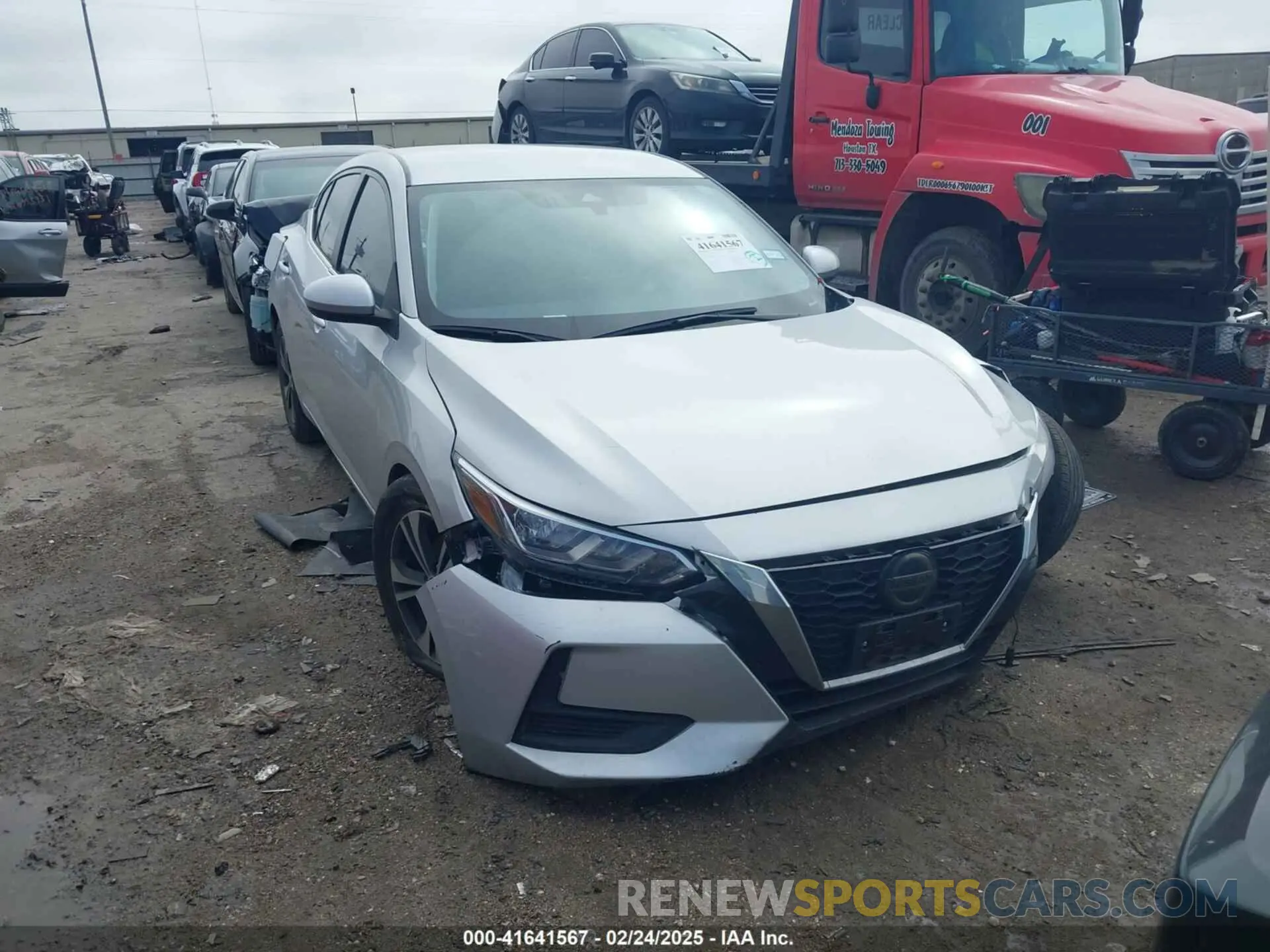 1 Photograph of a damaged car 3N1AB8CV7PY293953 NISSAN SENTRA 2023