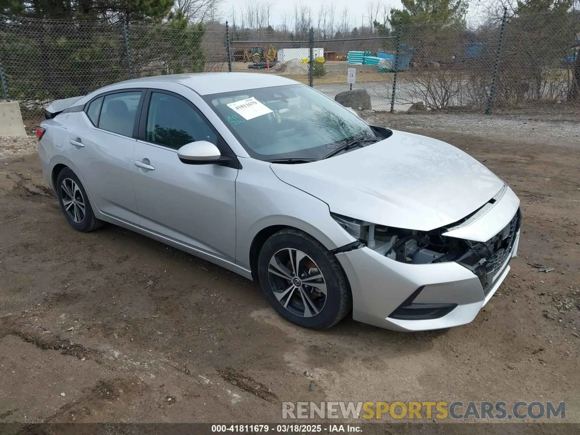 1 Photograph of a damaged car 3N1AB8CV7PY299171 NISSAN SENTRA 2023
