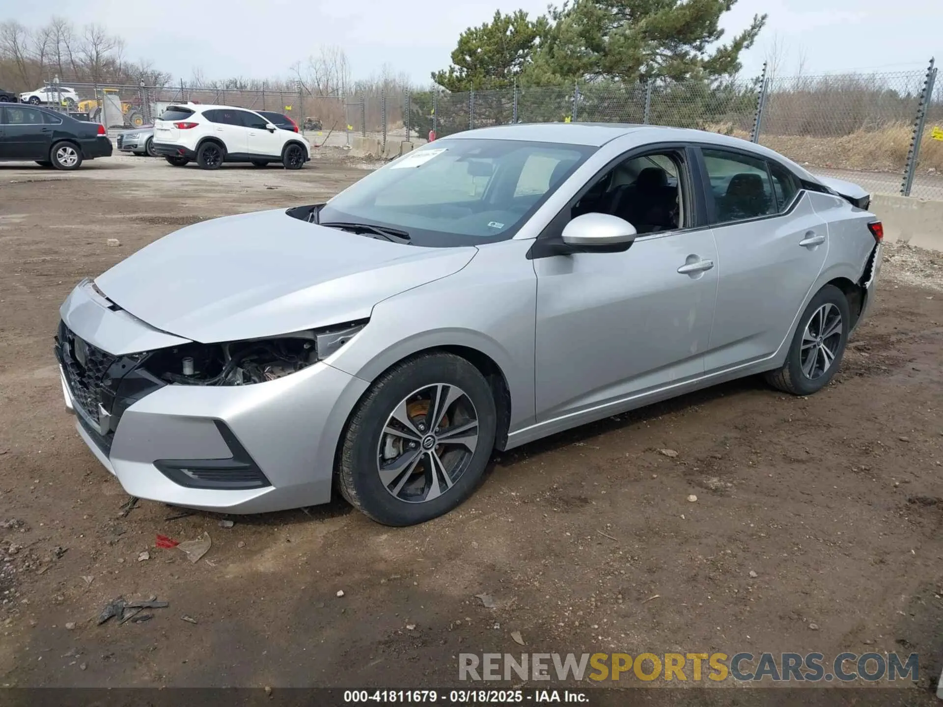 2 Photograph of a damaged car 3N1AB8CV7PY299171 NISSAN SENTRA 2023