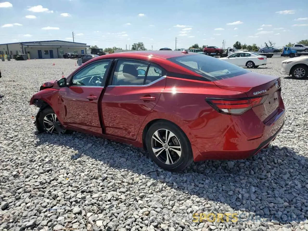 2 Photograph of a damaged car 3N1AB8CV7PY311397 NISSAN SENTRA 2023
