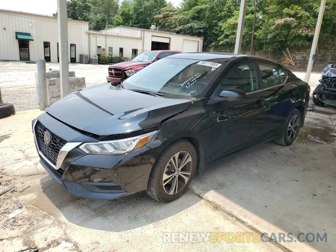 1 Photograph of a damaged car 3N1AB8CV8PY233096 NISSAN SENTRA 2023