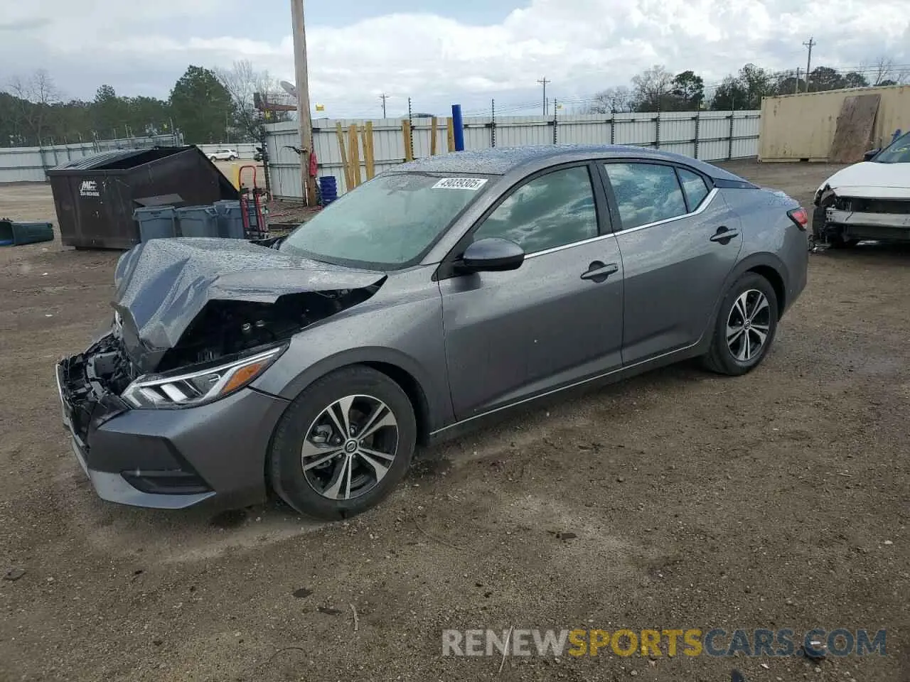 1 Photograph of a damaged car 3N1AB8CV8PY233132 NISSAN SENTRA 2023