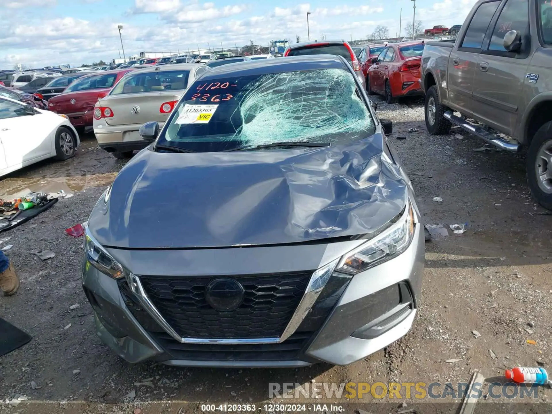 12 Photograph of a damaged car 3N1AB8CV8PY238203 NISSAN SENTRA 2023