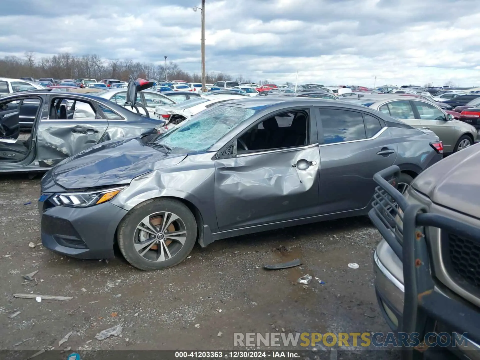 14 Photograph of a damaged car 3N1AB8CV8PY238203 NISSAN SENTRA 2023