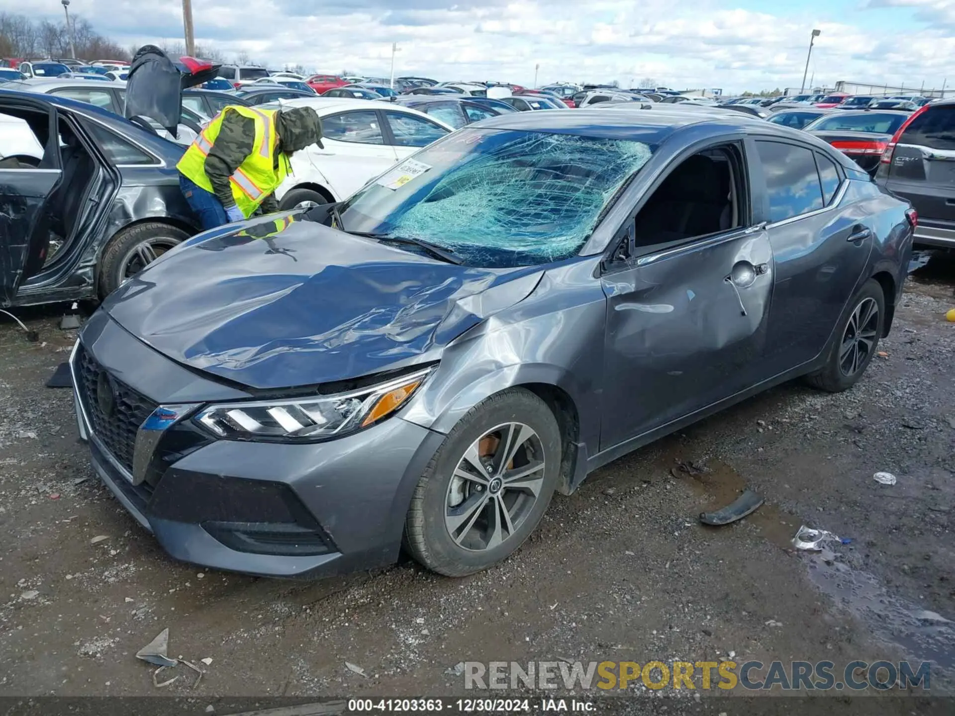 2 Photograph of a damaged car 3N1AB8CV8PY238203 NISSAN SENTRA 2023