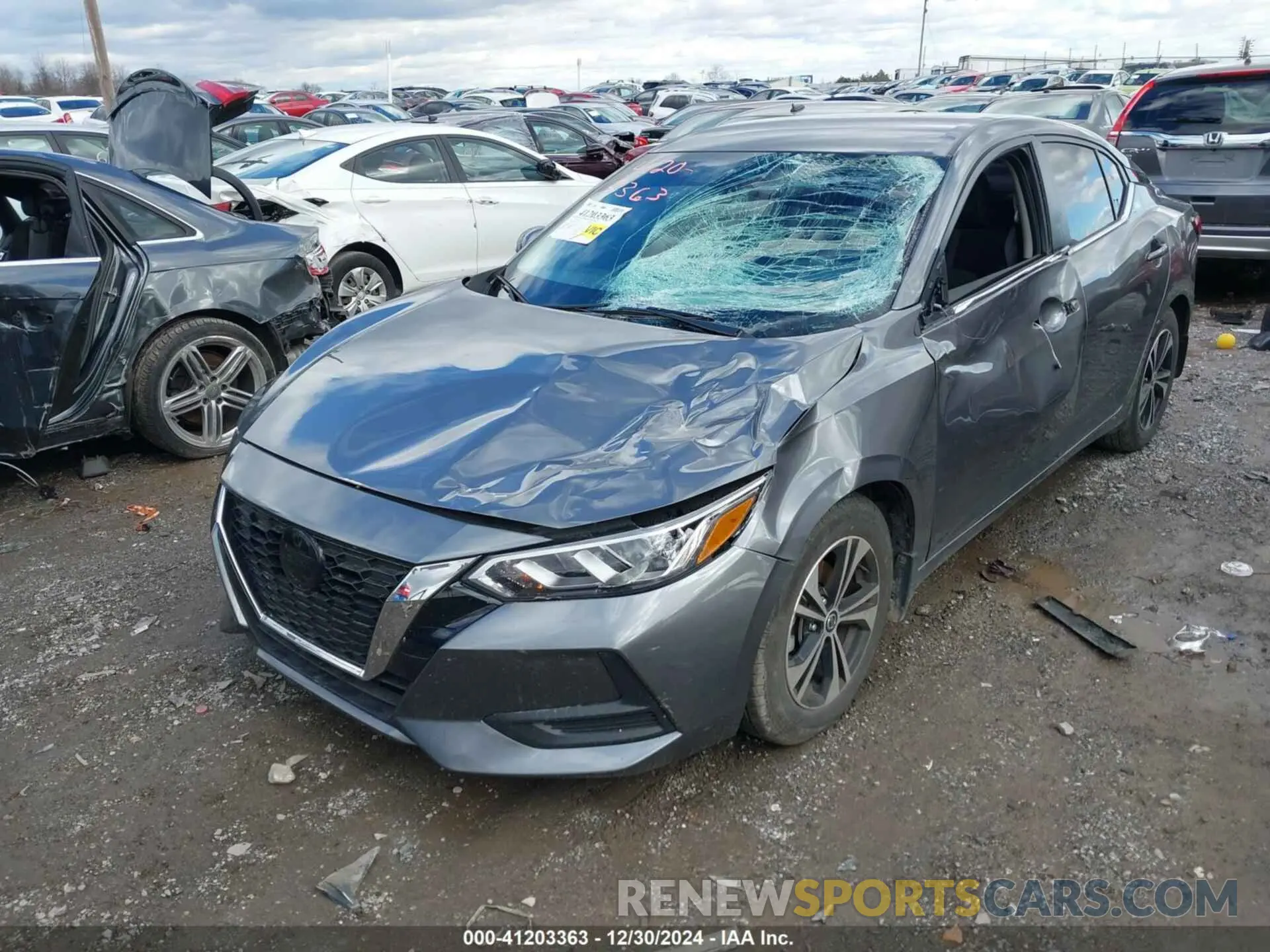 6 Photograph of a damaged car 3N1AB8CV8PY238203 NISSAN SENTRA 2023