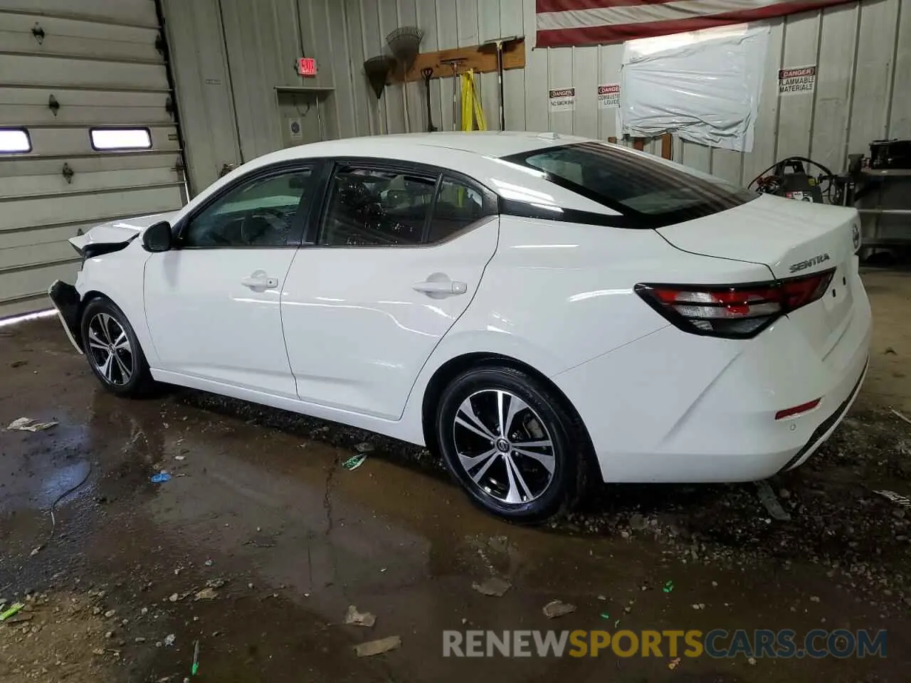 2 Photograph of a damaged car 3N1AB8CV8PY255034 NISSAN SENTRA 2023