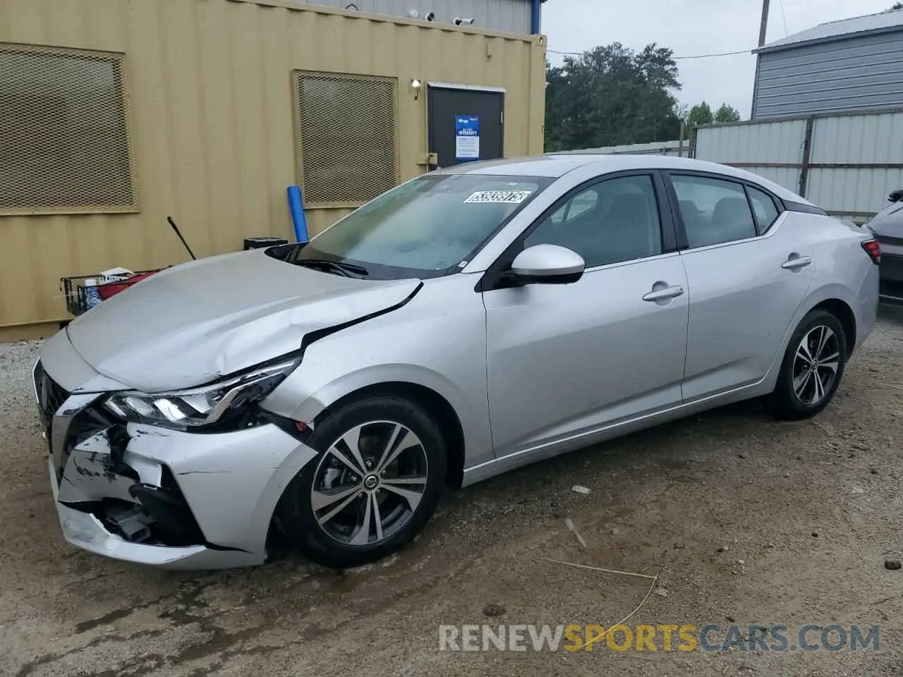 1 Photograph of a damaged car 3N1AB8CV8PY278183 NISSAN SENTRA 2023