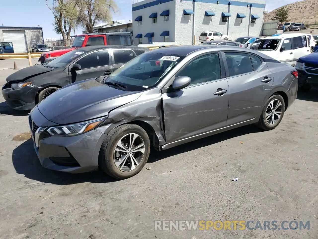 1 Photograph of a damaged car 3N1AB8CV8PY291810 NISSAN SENTRA 2023