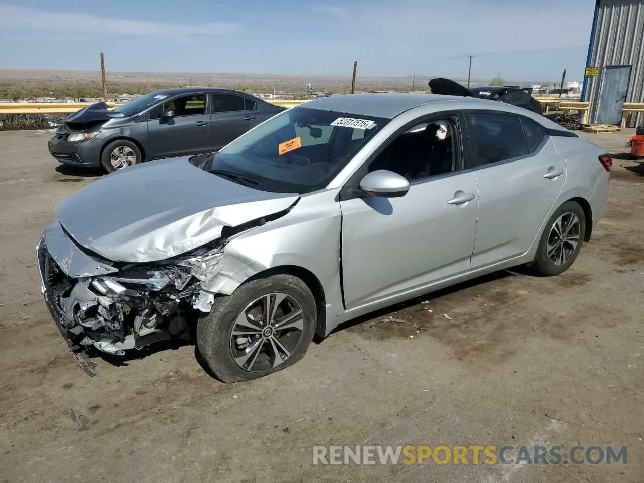 1 Photograph of a damaged car 3N1AB8CV8PY310579 NISSAN SENTRA 2023