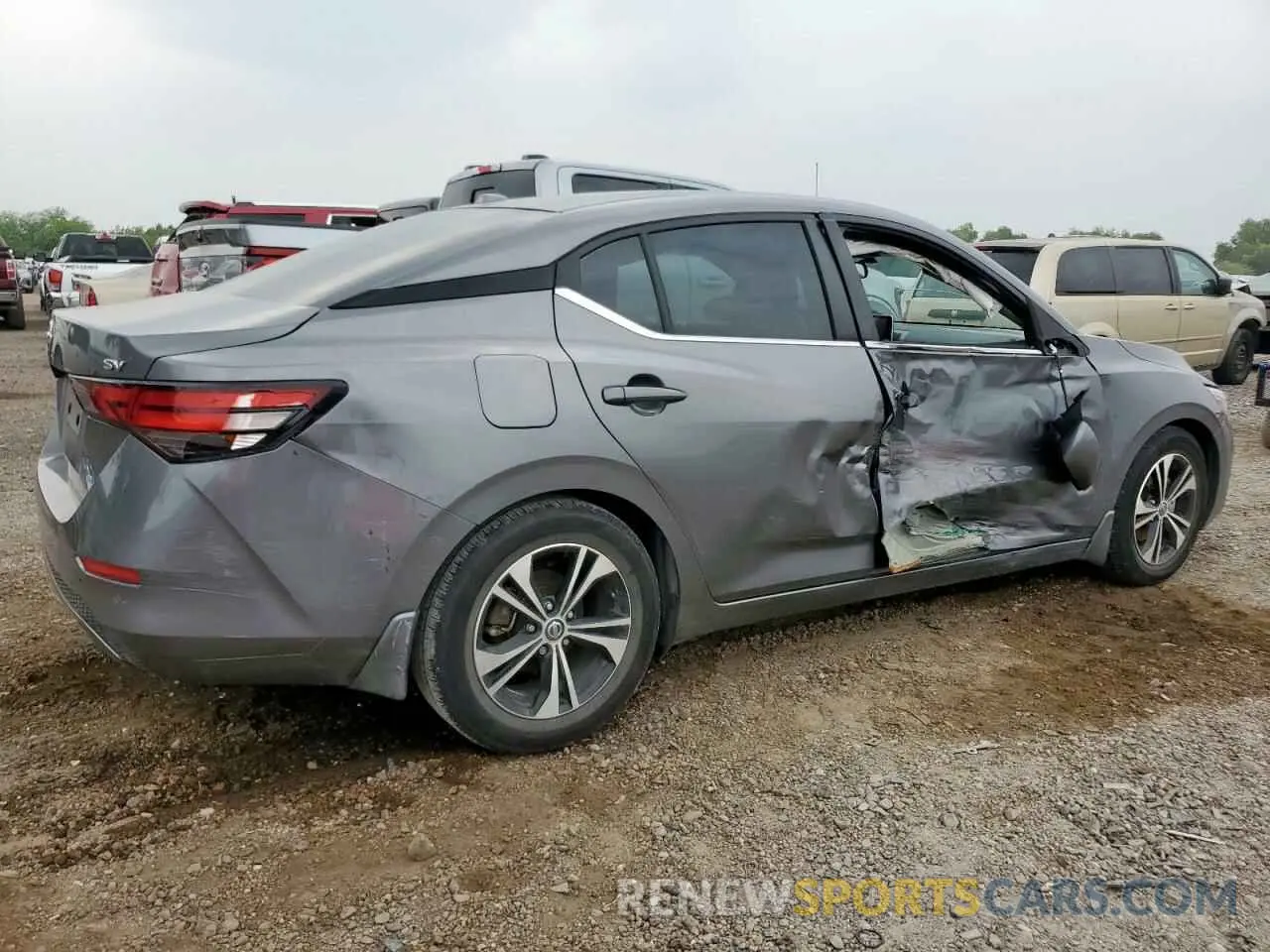 3 Photograph of a damaged car 3N1AB8CV8PY318519 NISSAN SENTRA 2023